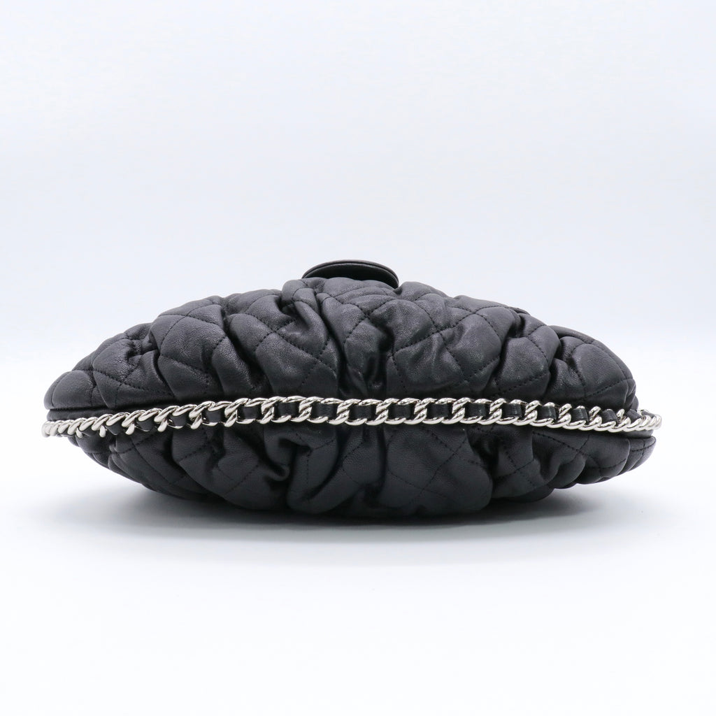 Chain Around Flap Bag Quilted Leather Medium twins