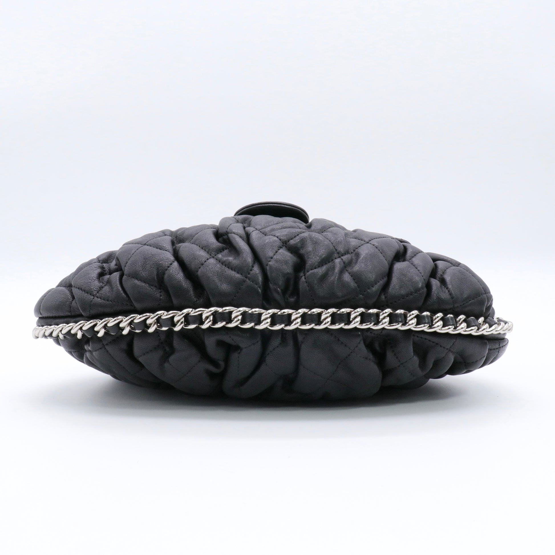 Chain Around Flap Bag Quilted Leather Medium twins