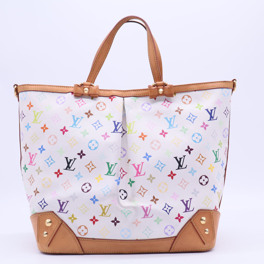 White Monogram Multicolore Canvas Sharleen GM Bag B20007