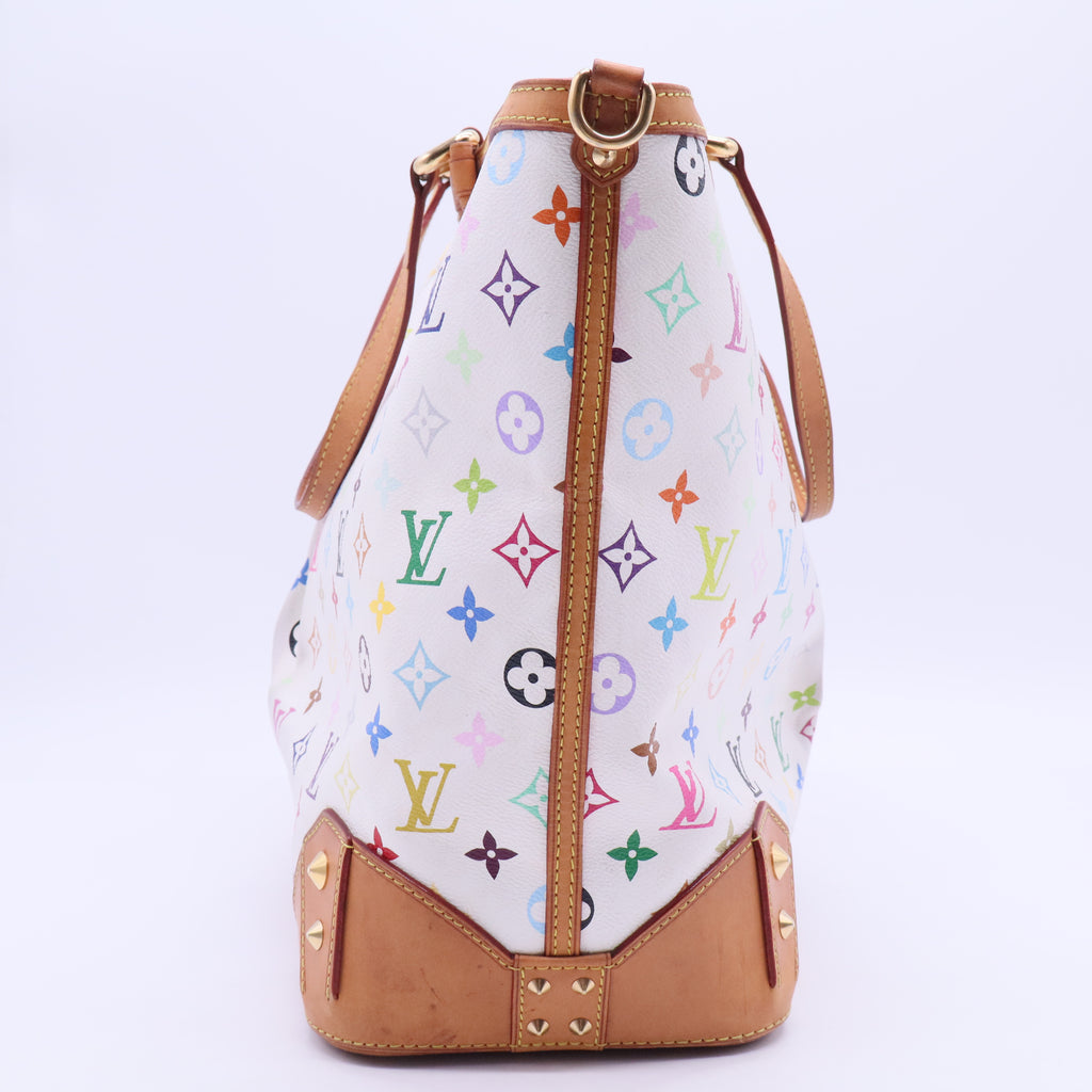 White Monogram Multicolore Canvas Sharleen GM Bag B20007