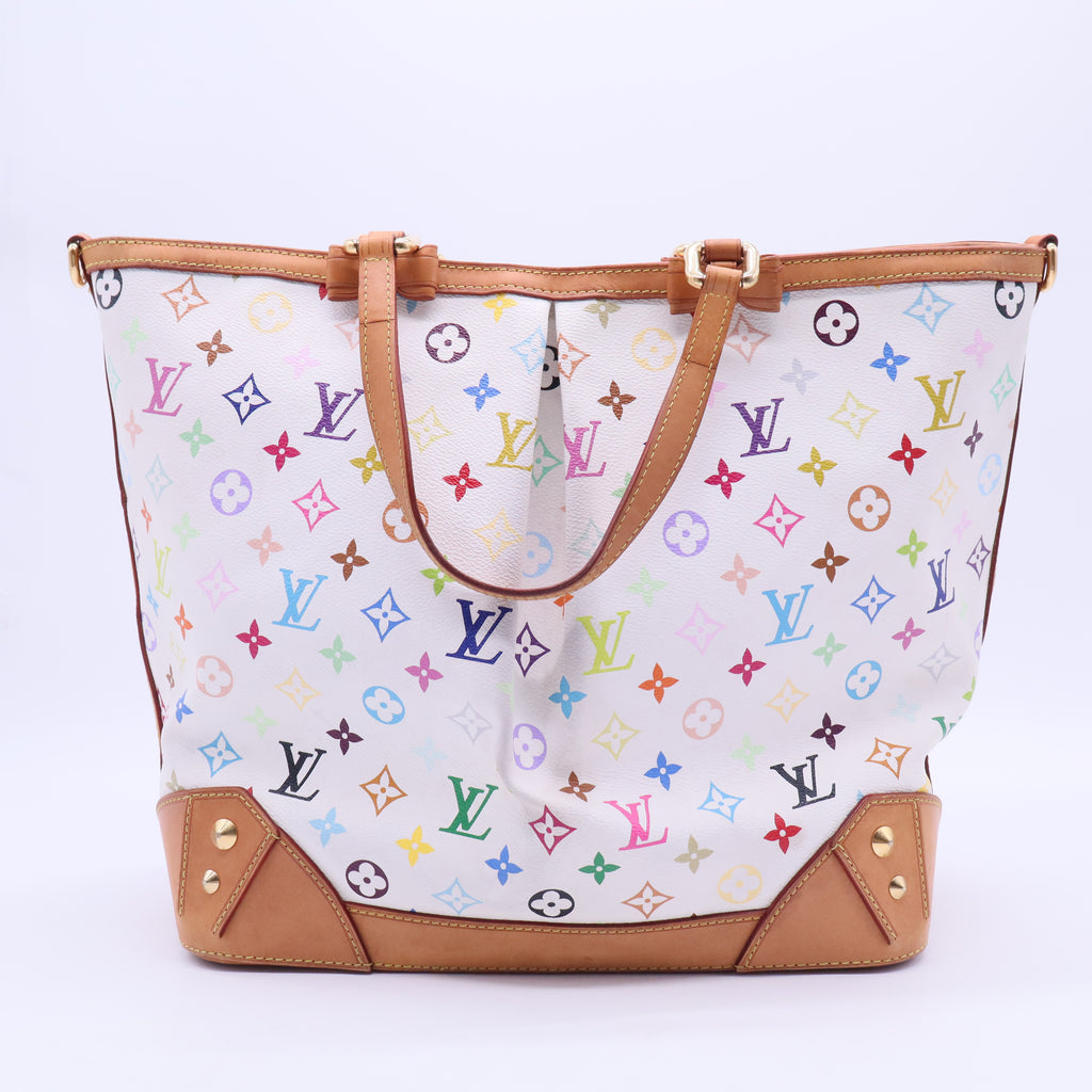 White Monogram Multicolore Canvas Sharleen GM Bag B20007