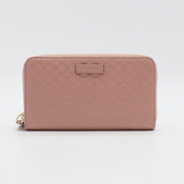 Gucci Microguccissima Zip Around Wallet