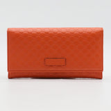 Microguccissima Continental Flap Wallet