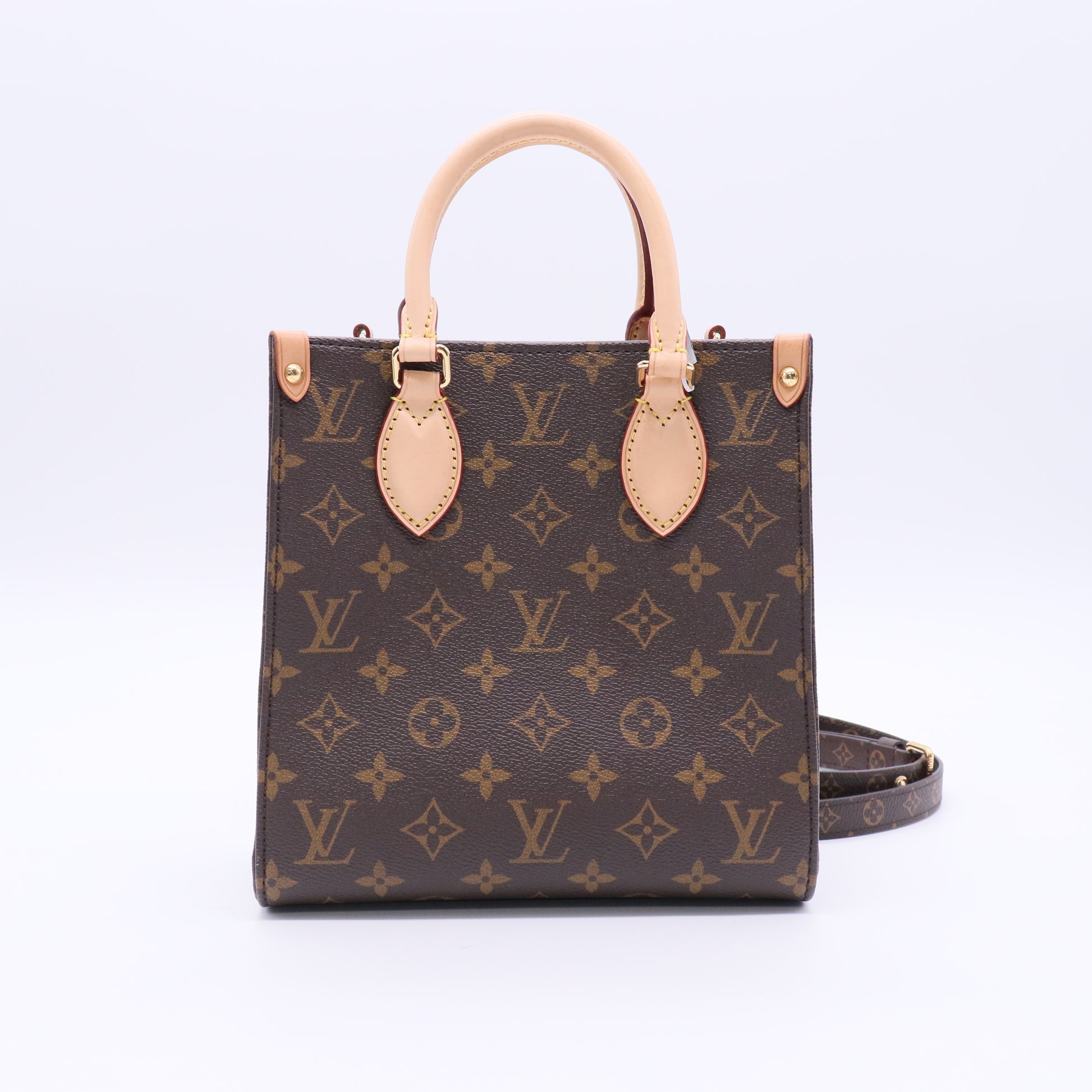 Louis Vuitton  Sac Plat NM Bag Monogram Canvas BB J2154 Twins