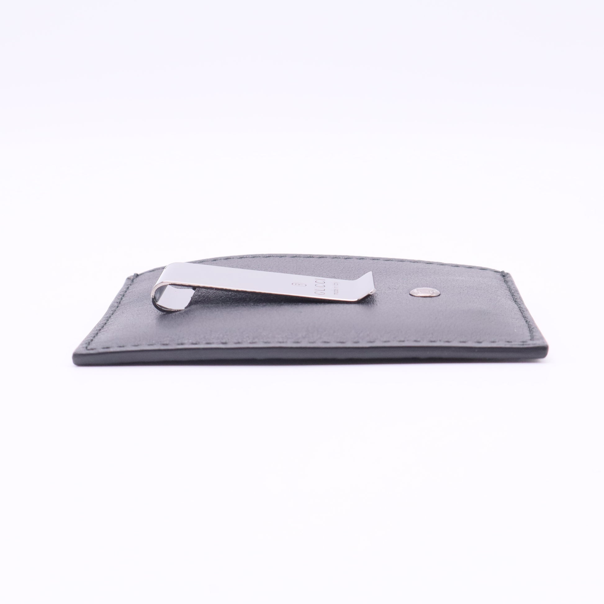 Micro GG Monogram Leather Card Holder