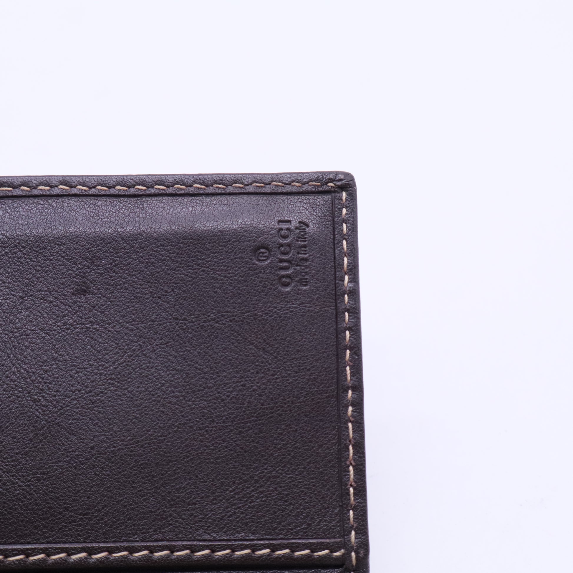 Brown GG Canvas and Leather Britt Continental Wallet W20334