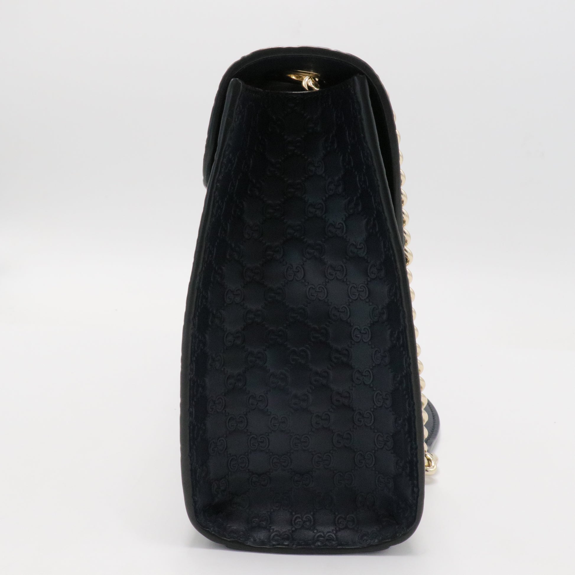 Emily Chain Flap Bag Microguccissima Leather Medium