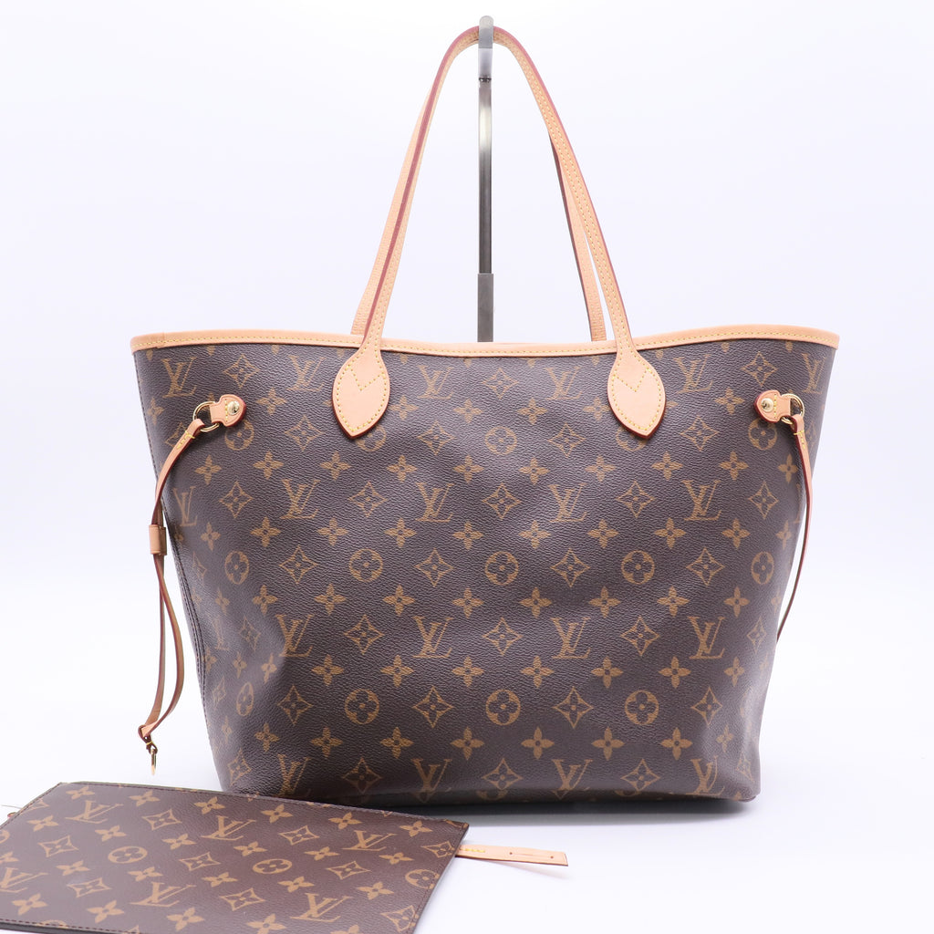 Neverfull Tote Monogram Canvas MM J 2150 Twins