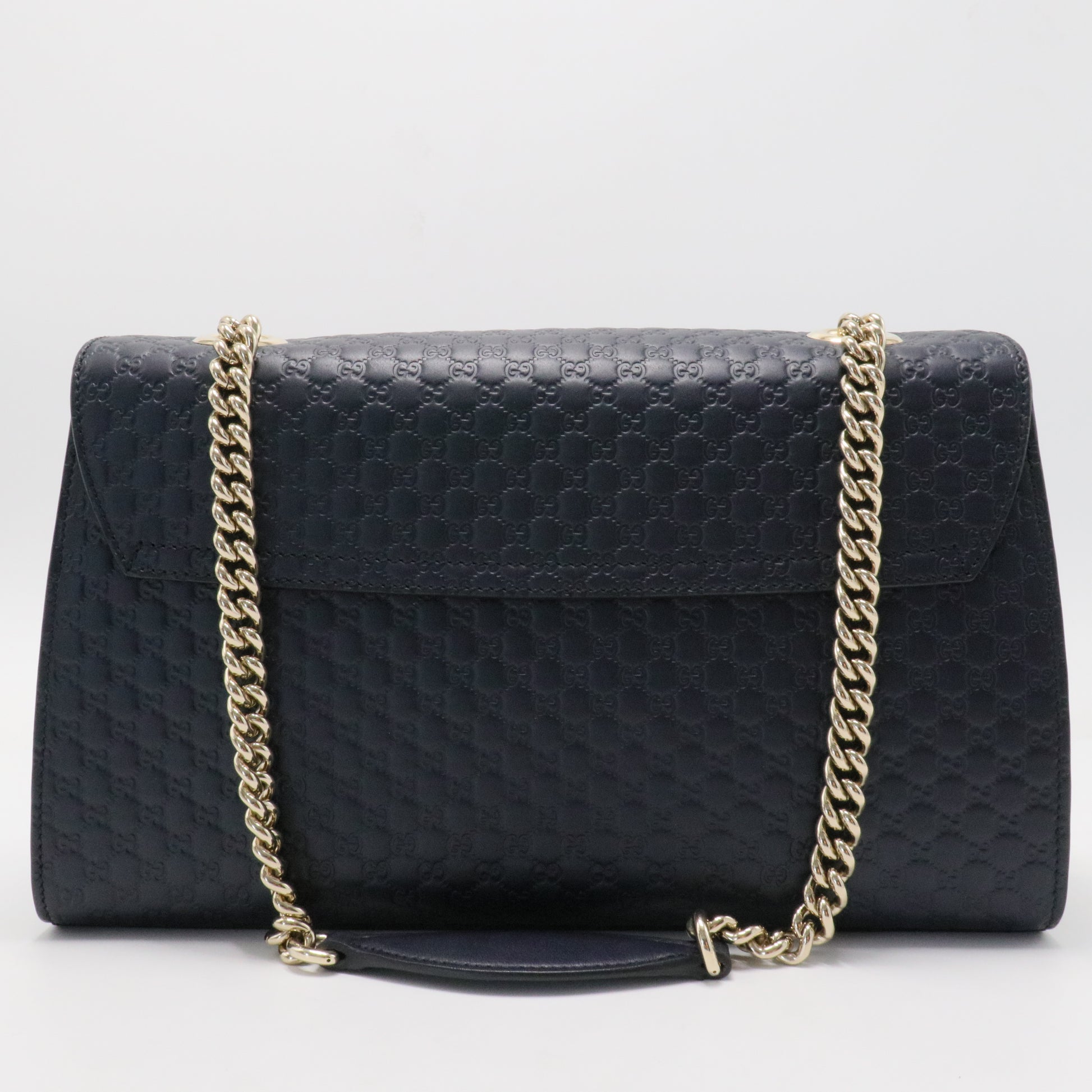 Emily Chain Flap Bag Microguccissima Leather Medium