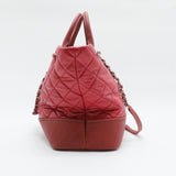 Coco Drawstring Shopping Tote Quilted Calfskin with Caviar Large