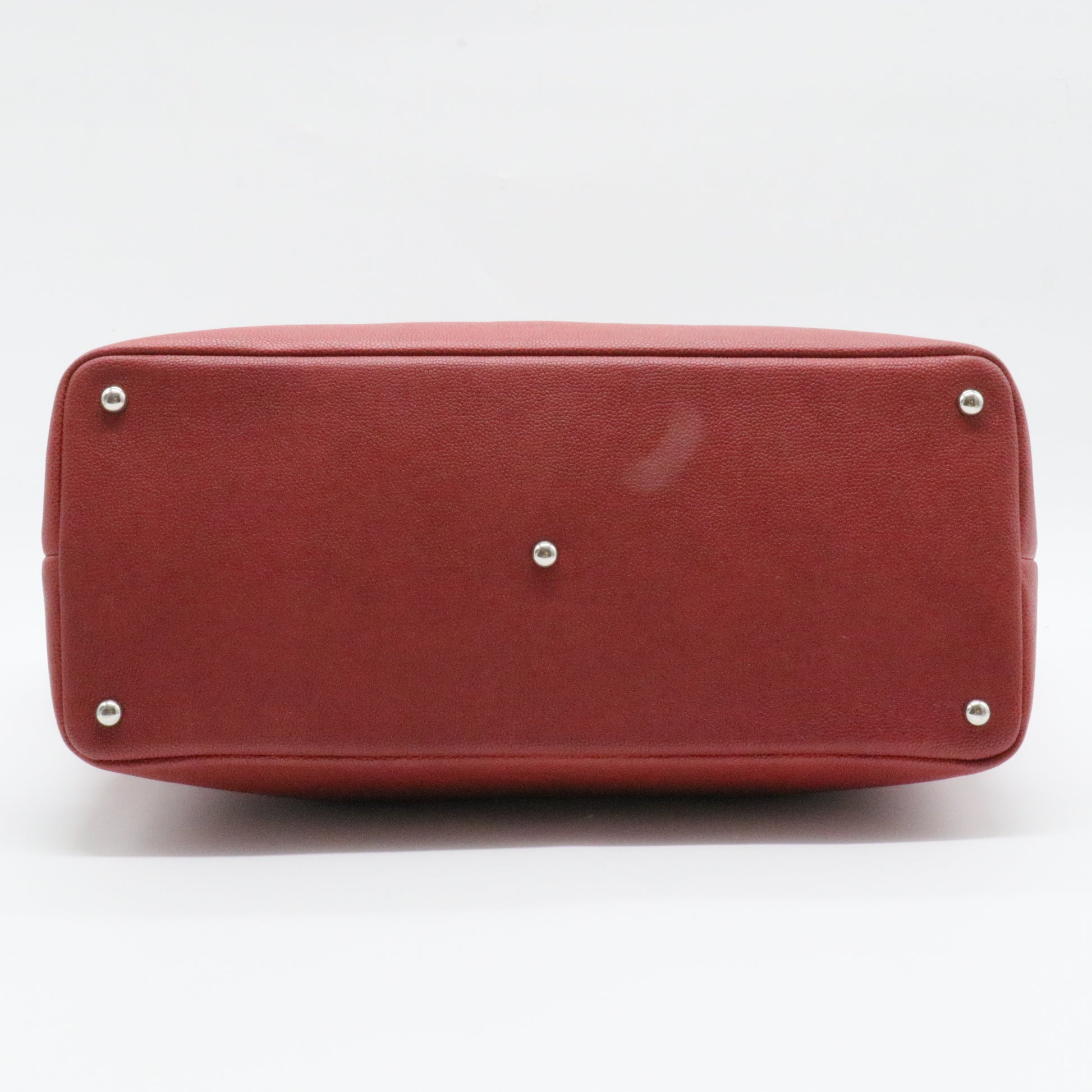 Coco Drawstring Shopping Tote Quilted Calfskin with Caviar Large