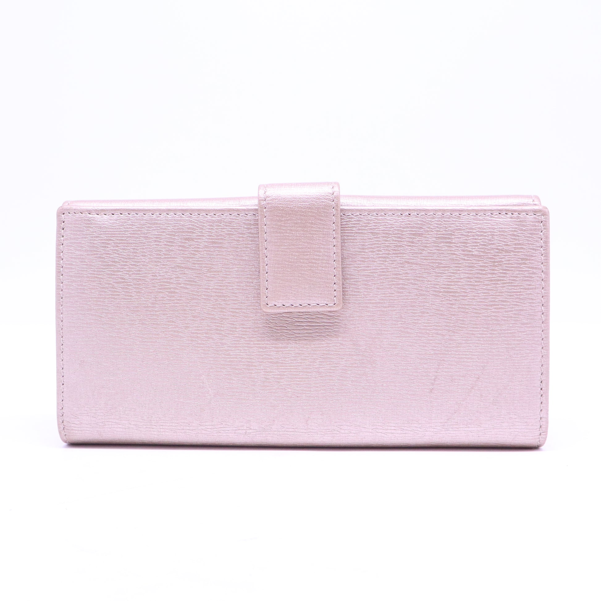 Lovely Leather Long Wallet Pink W20694