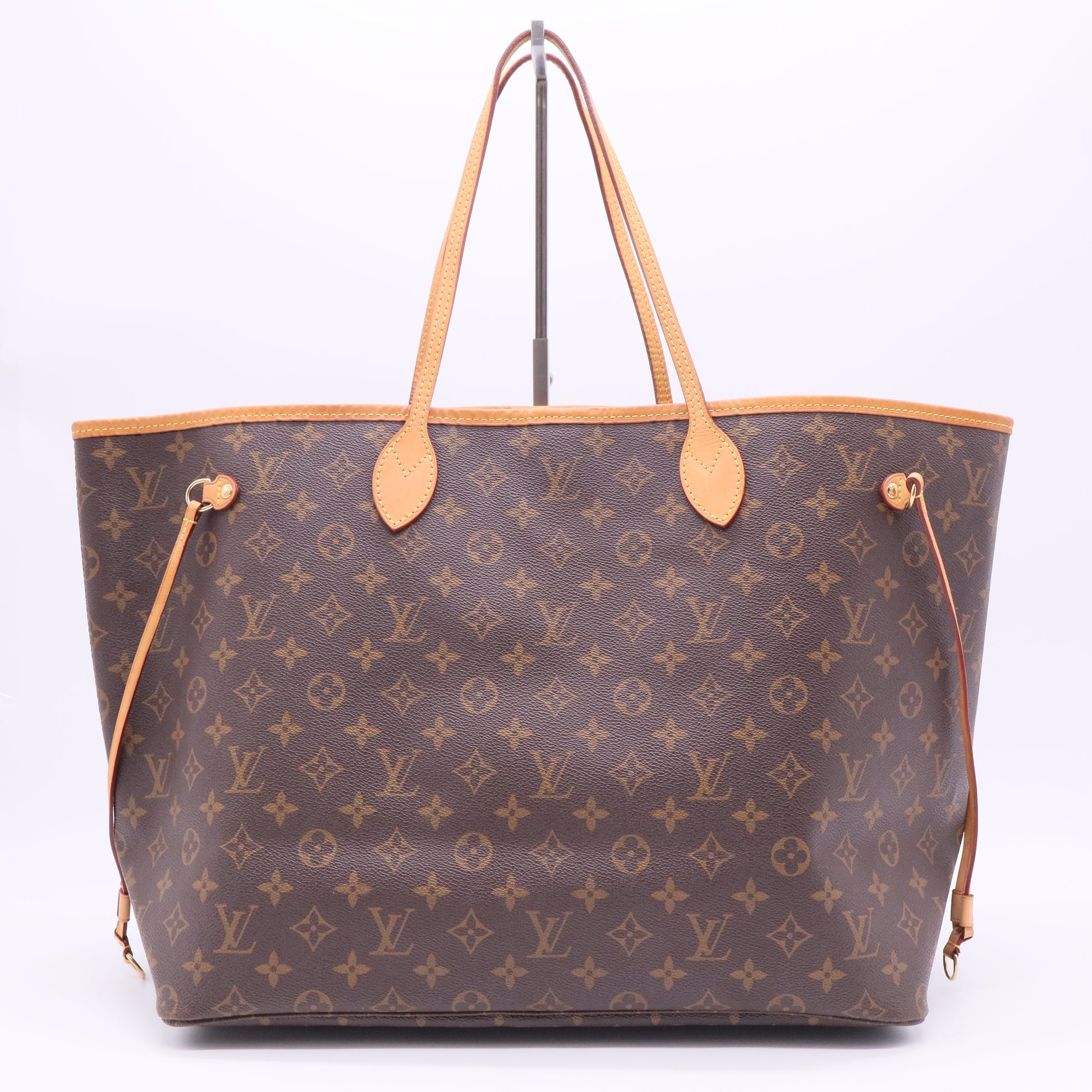 Louis Vuitton Neverfull GM Monogram Canvas Tote Bag twins