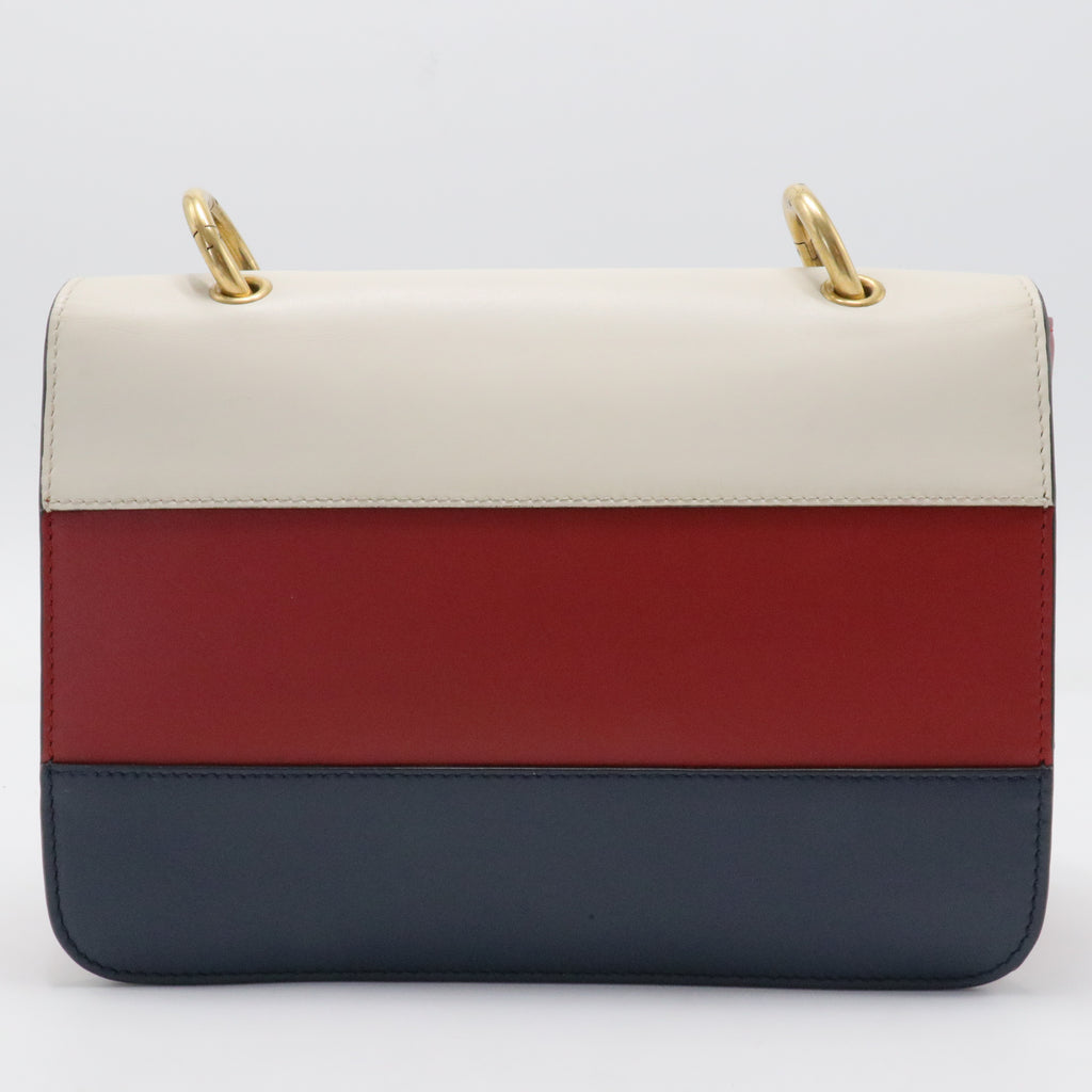 Queen Margaret Flap Bag Colorblock Leather Medium