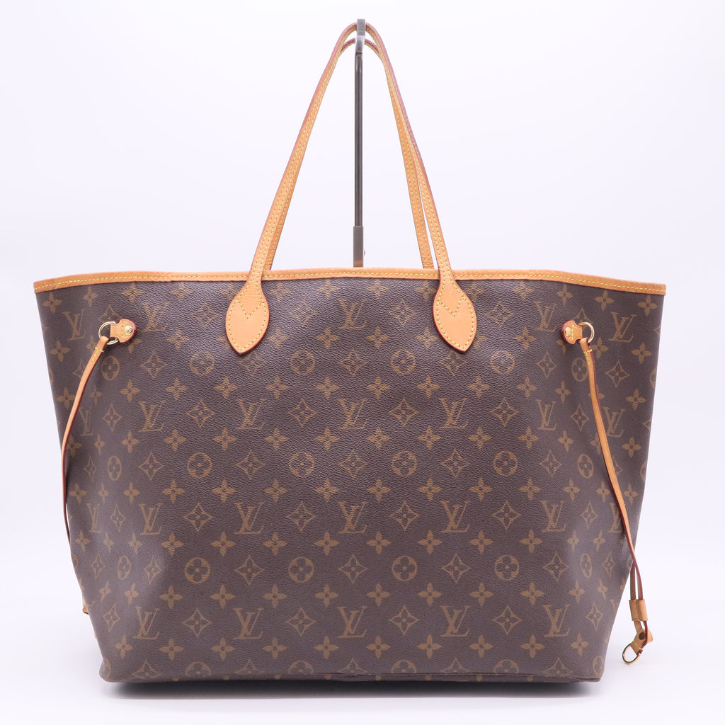 Louis Vuitton Neverfull GM Monogram Canvas Tote Bag twins