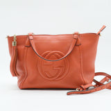 Soho Convertible Top Handle Bag Leather Small