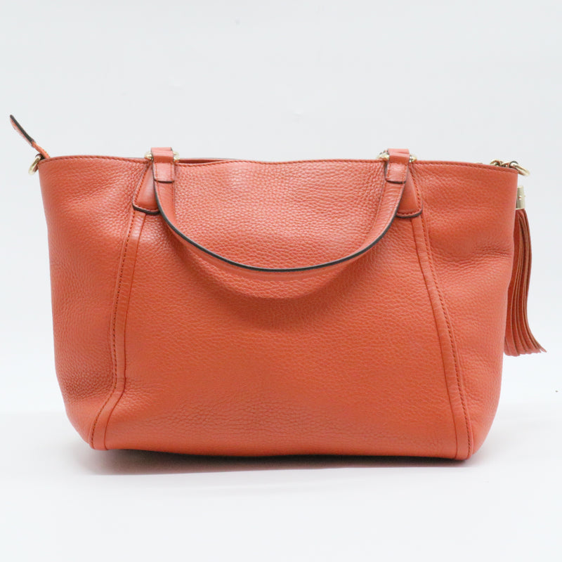 Soho Convertible Top Handle Bag Leather Small