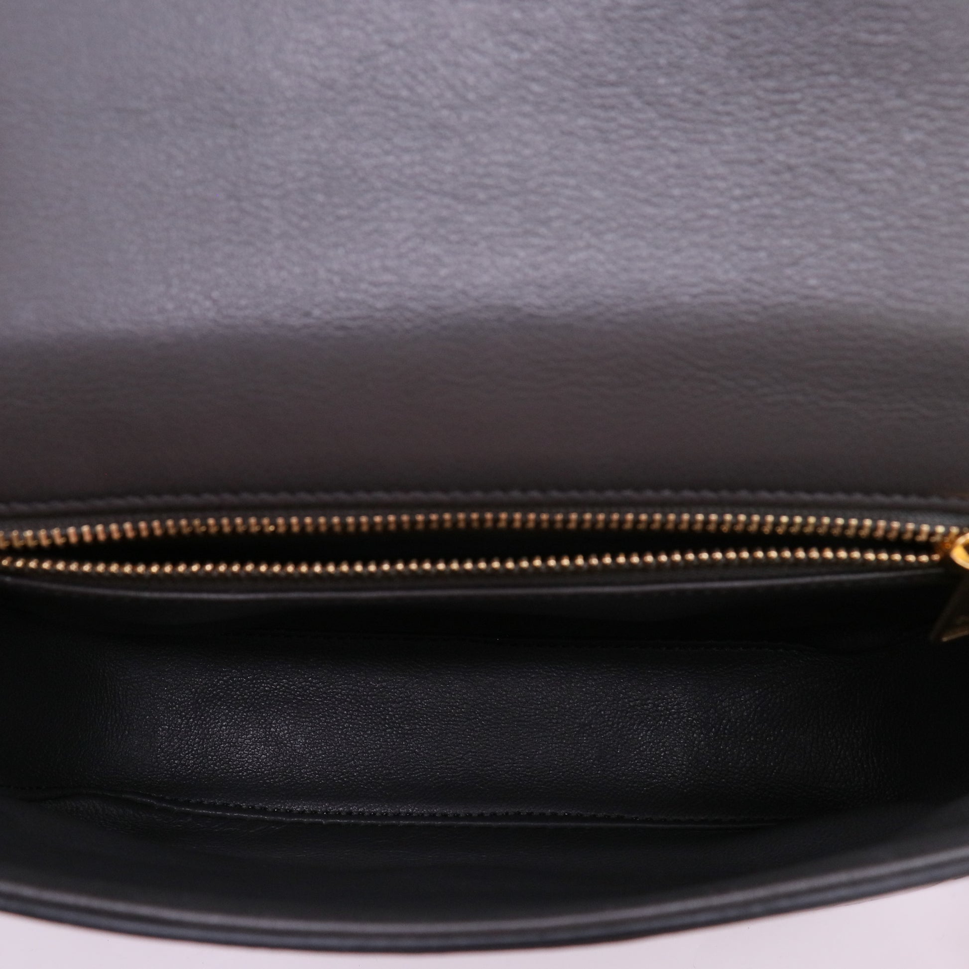 Celine Anthracite Croc Embossed Leather Medium Tassel Bag twins LDJ5564
