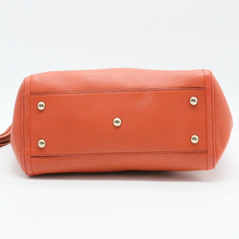 Soho Convertible Top Handle Bag Leather Small