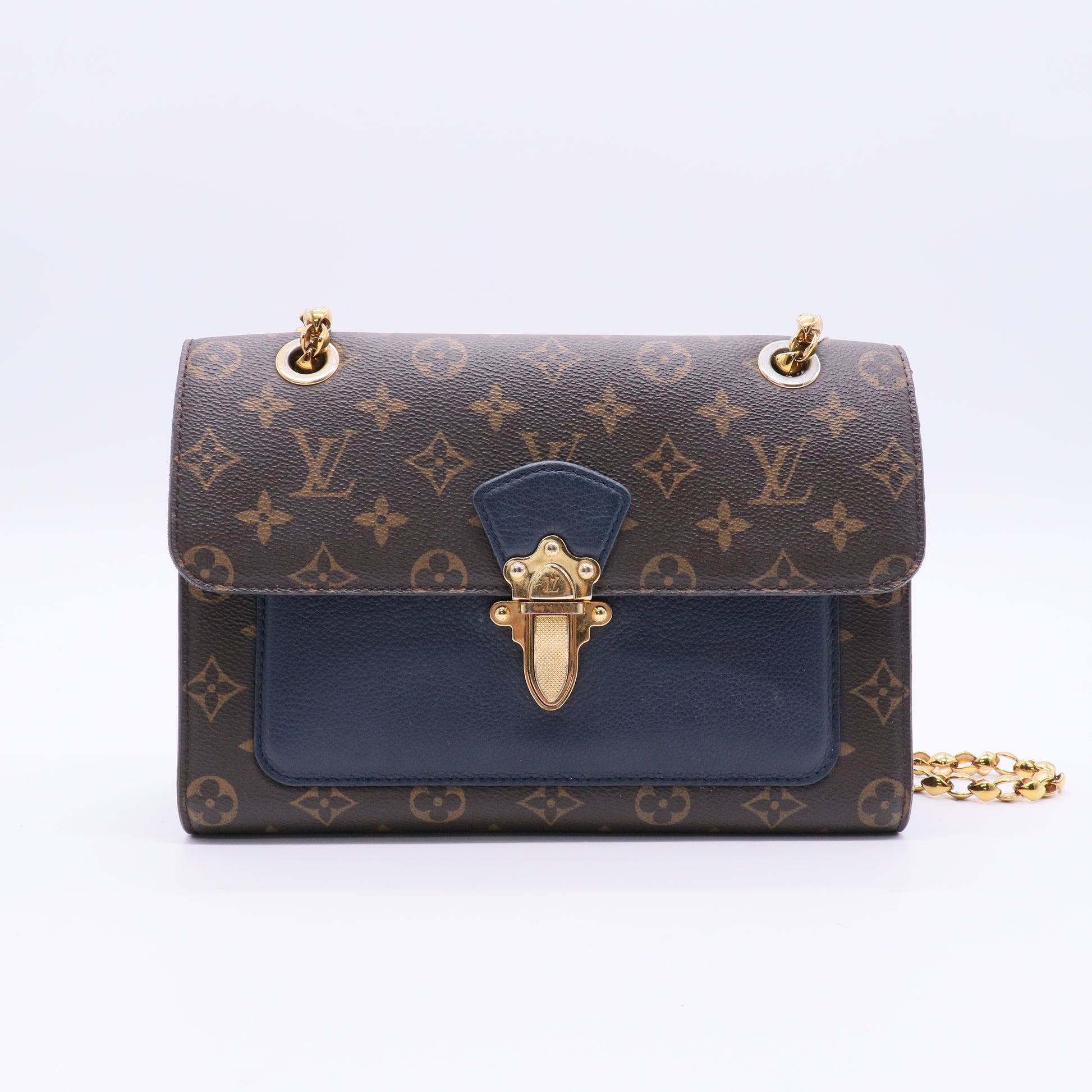 Victoire Handbag Monogram Canvas and Leather LDJ2158 Twins