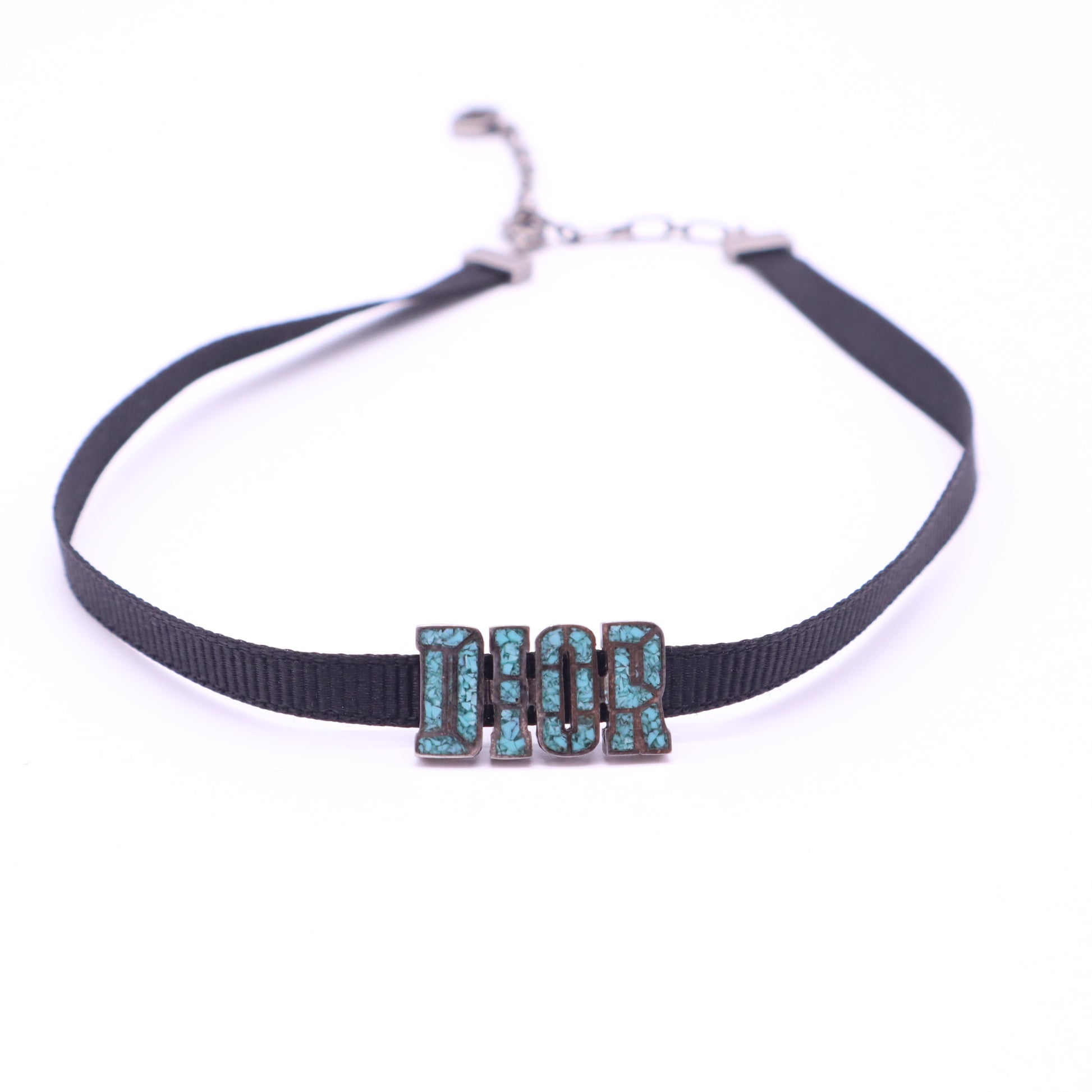 Christian Dior Mosaic Ribbon Choker Necklace W21505