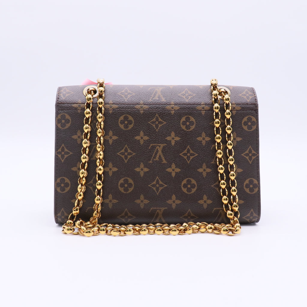 Victoire Handbag Monogram Canvas and Leather LDJ2158 Twins