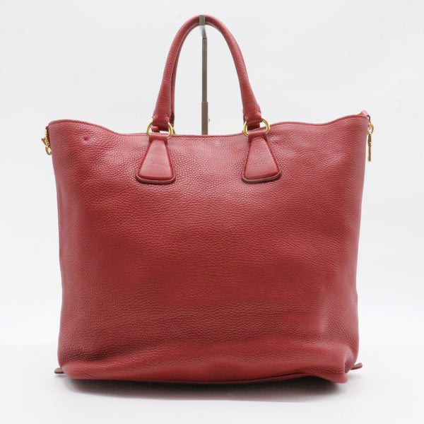 Convertible Shopper Tote Vitello Daino Large