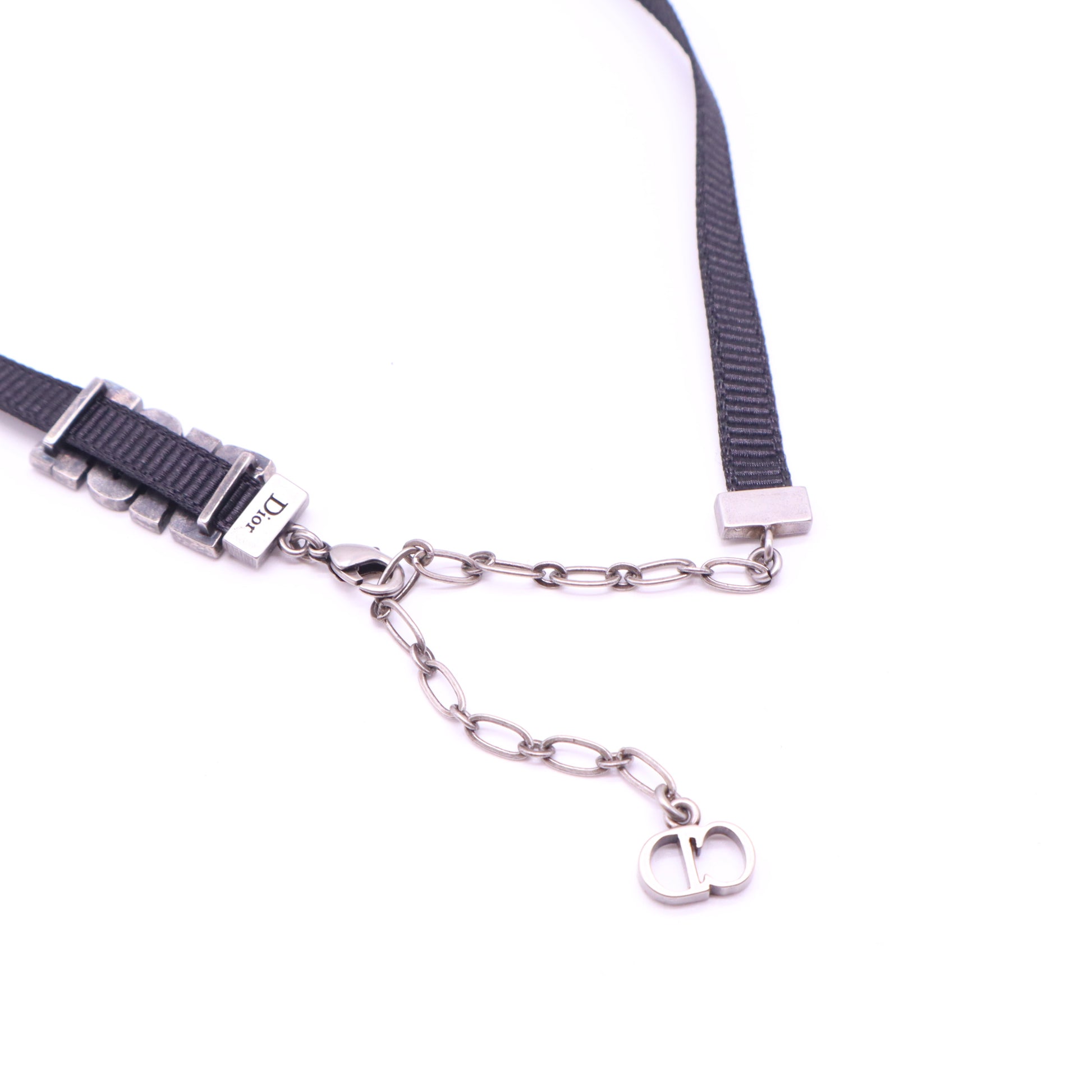 Christian Dior Mosaic Ribbon Choker Necklace W21505