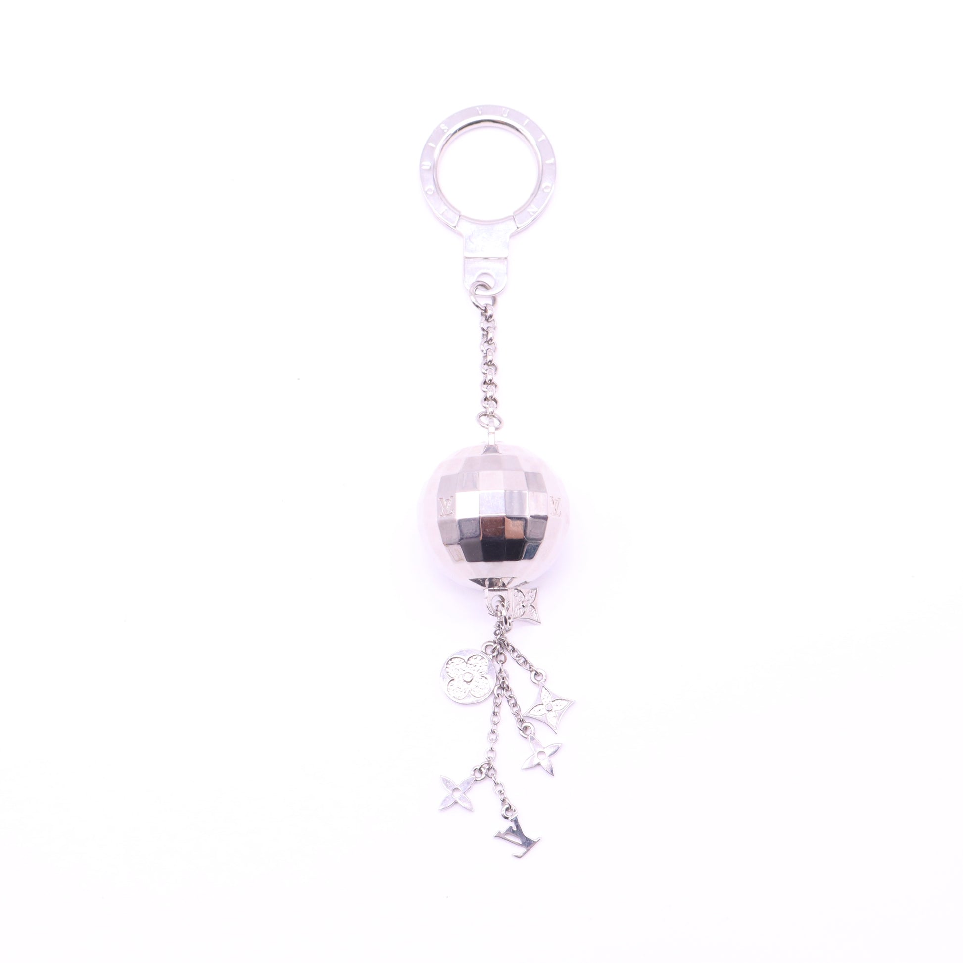 Louis Vuitton Porte Cles Glitter Disco Ball Key Holder W21490