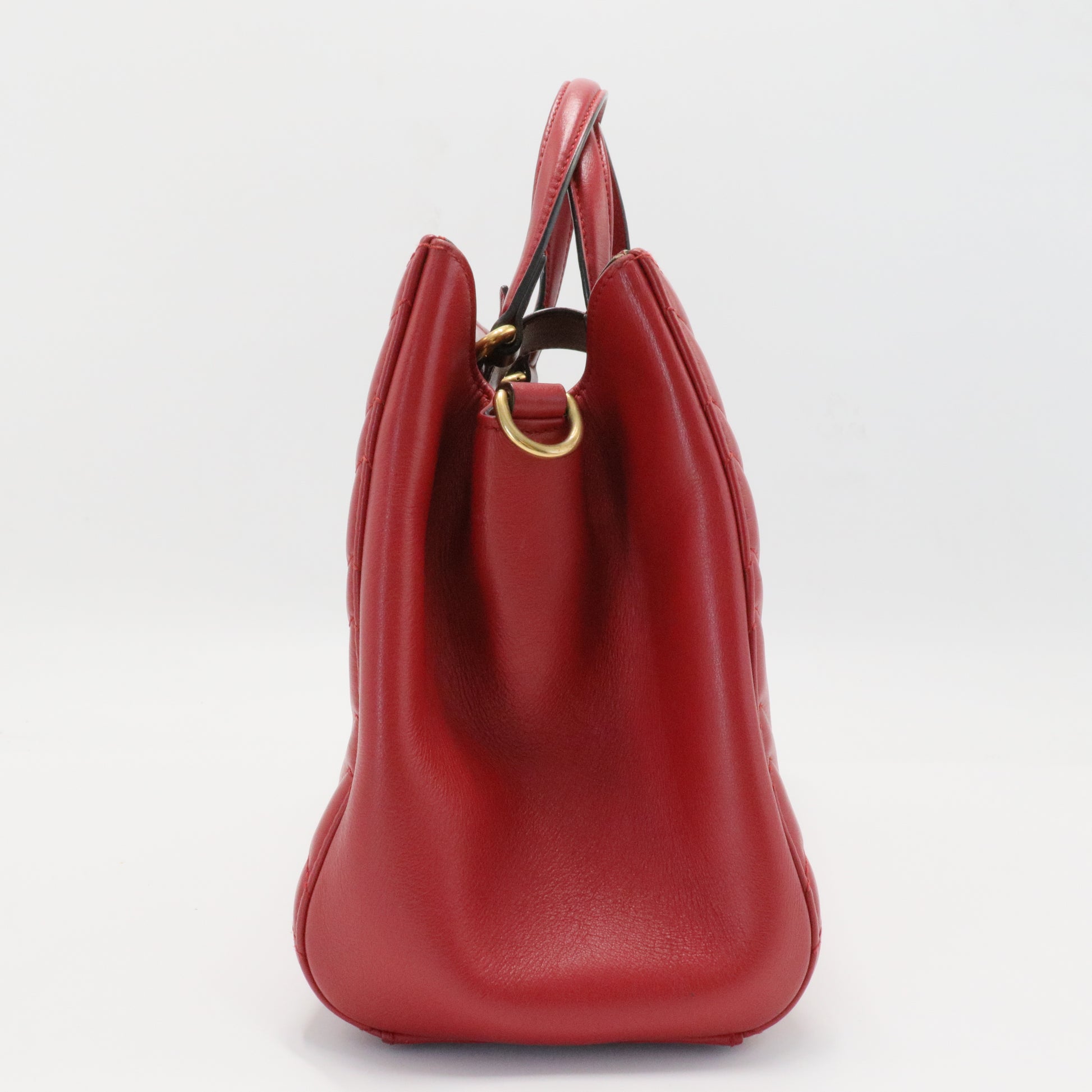 GG Marmont Tote Matelasse Leather Small