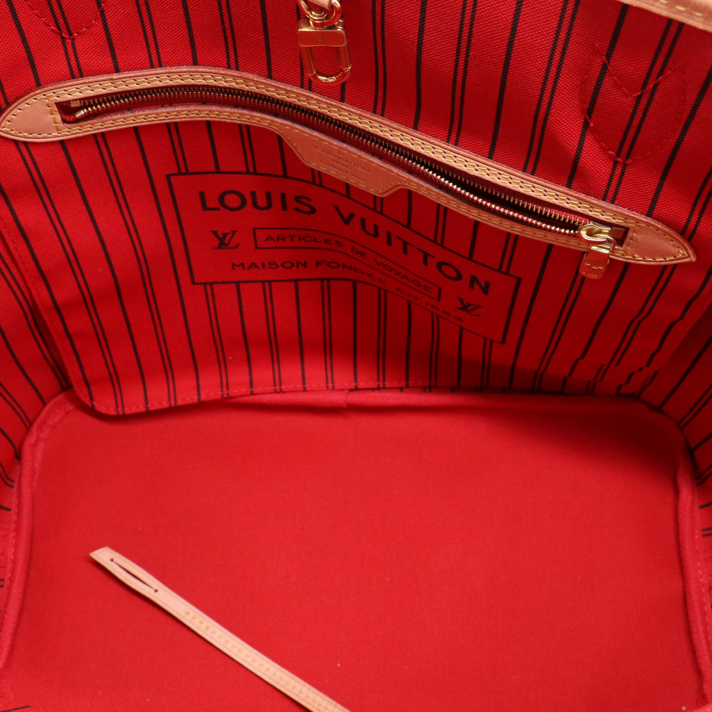 Neverfull NM Tote Monogram Canvas MM J2149 Twins