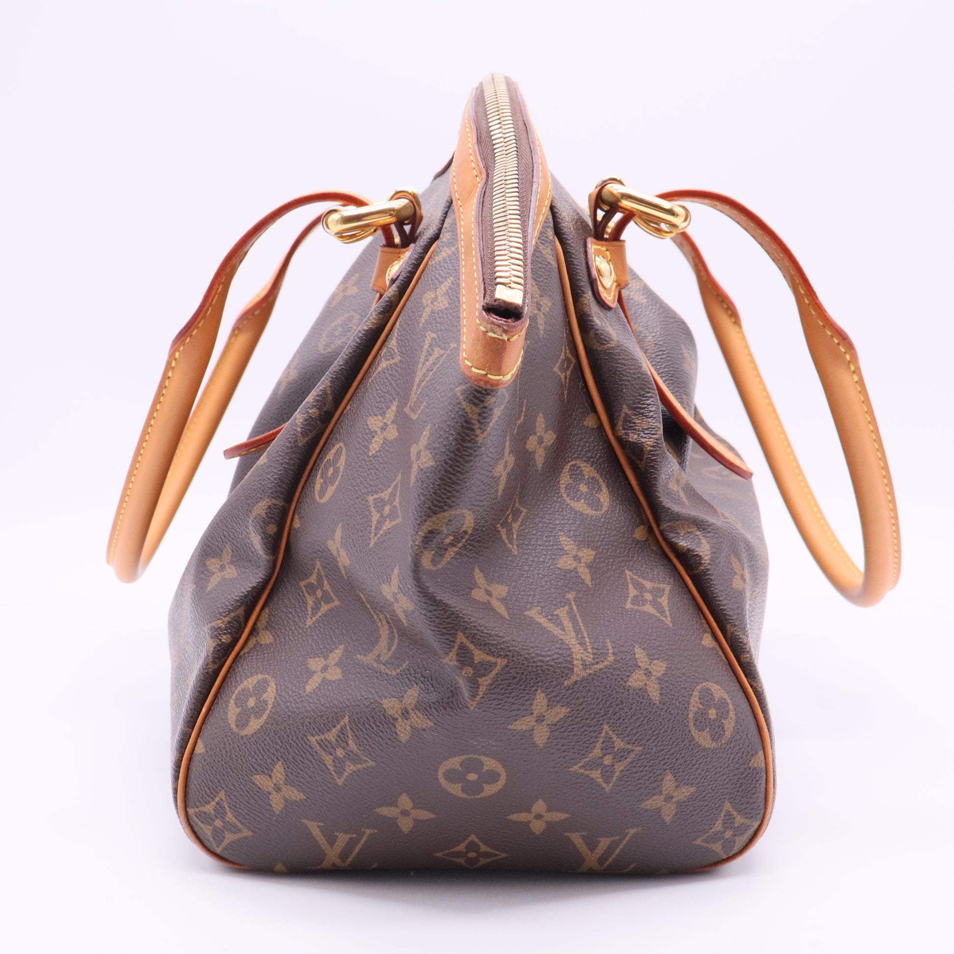Louis Vuitton Tivoli GM handbag brown brown twins