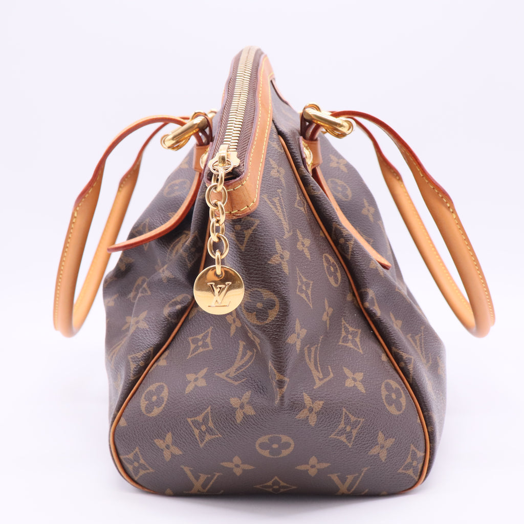 Louis Vuitton Tivoli GM handbag brown brown twins