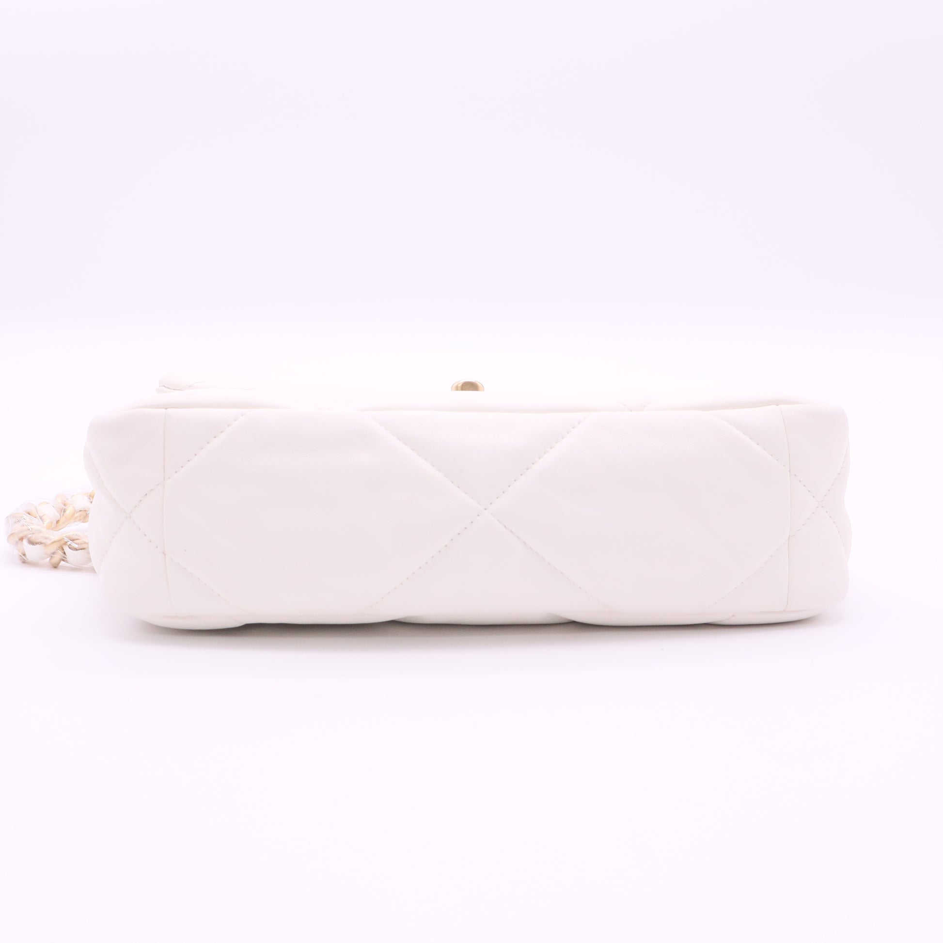 19 Flap Bag Quilted Leather Medium  Twins