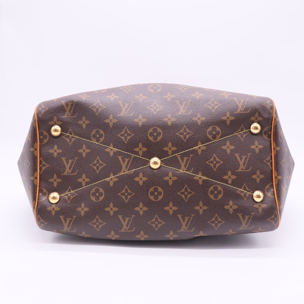 Louis Vuitton Tivoli GM handbag brown brown twins