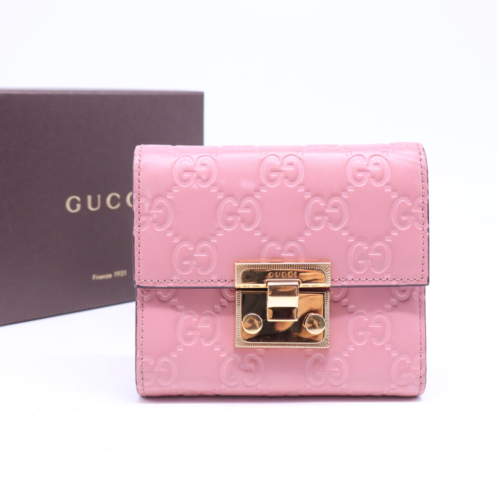 Padlock compact wallet W20735