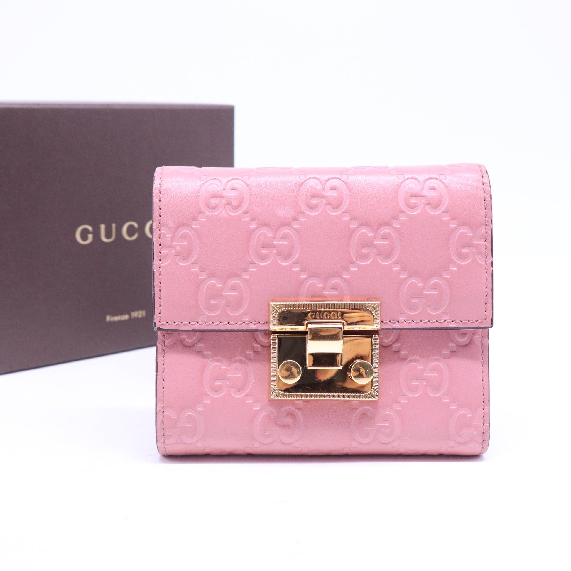 Padlock compact wallet W20735