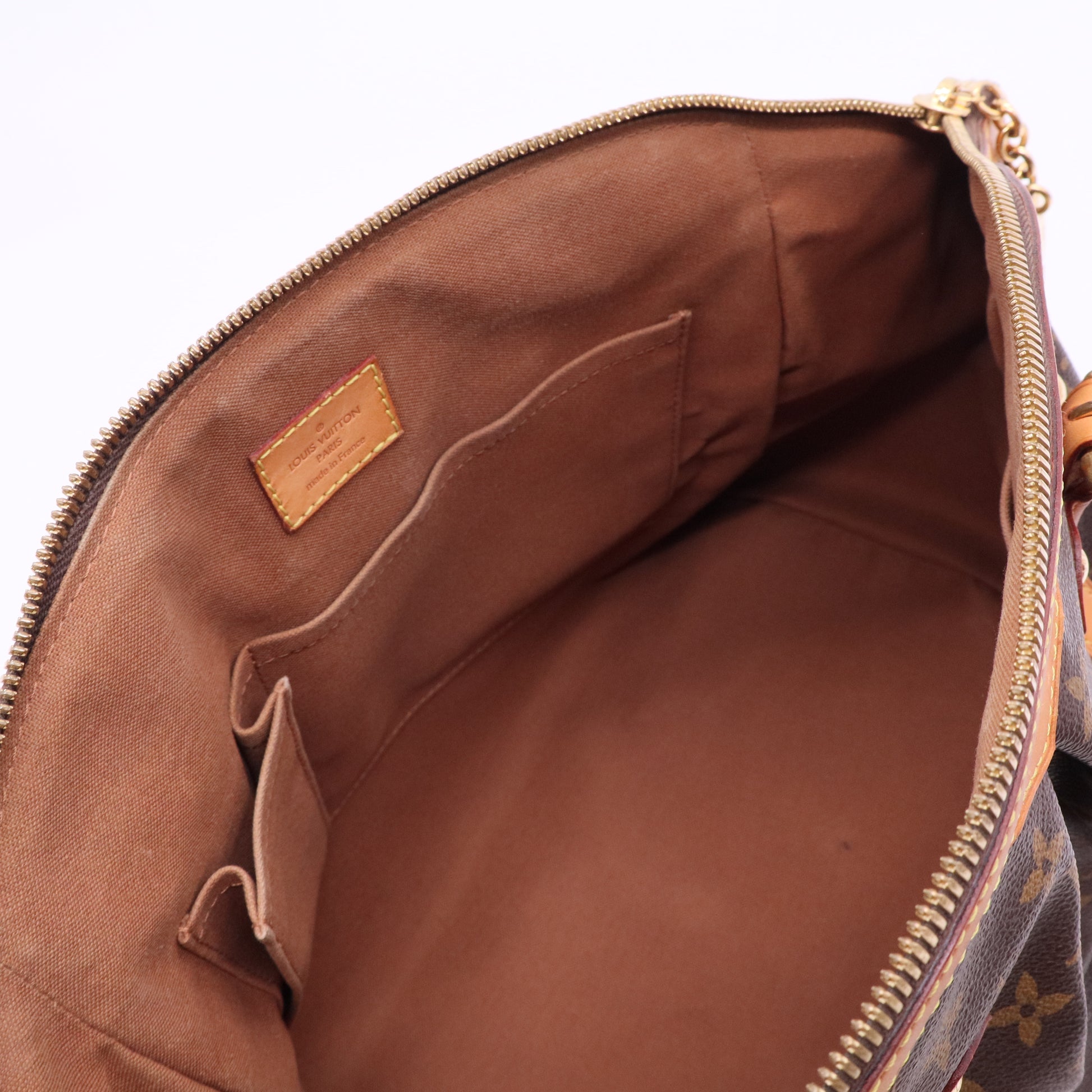 Louis Vuitton Tivoli GM handbag brown brown twins