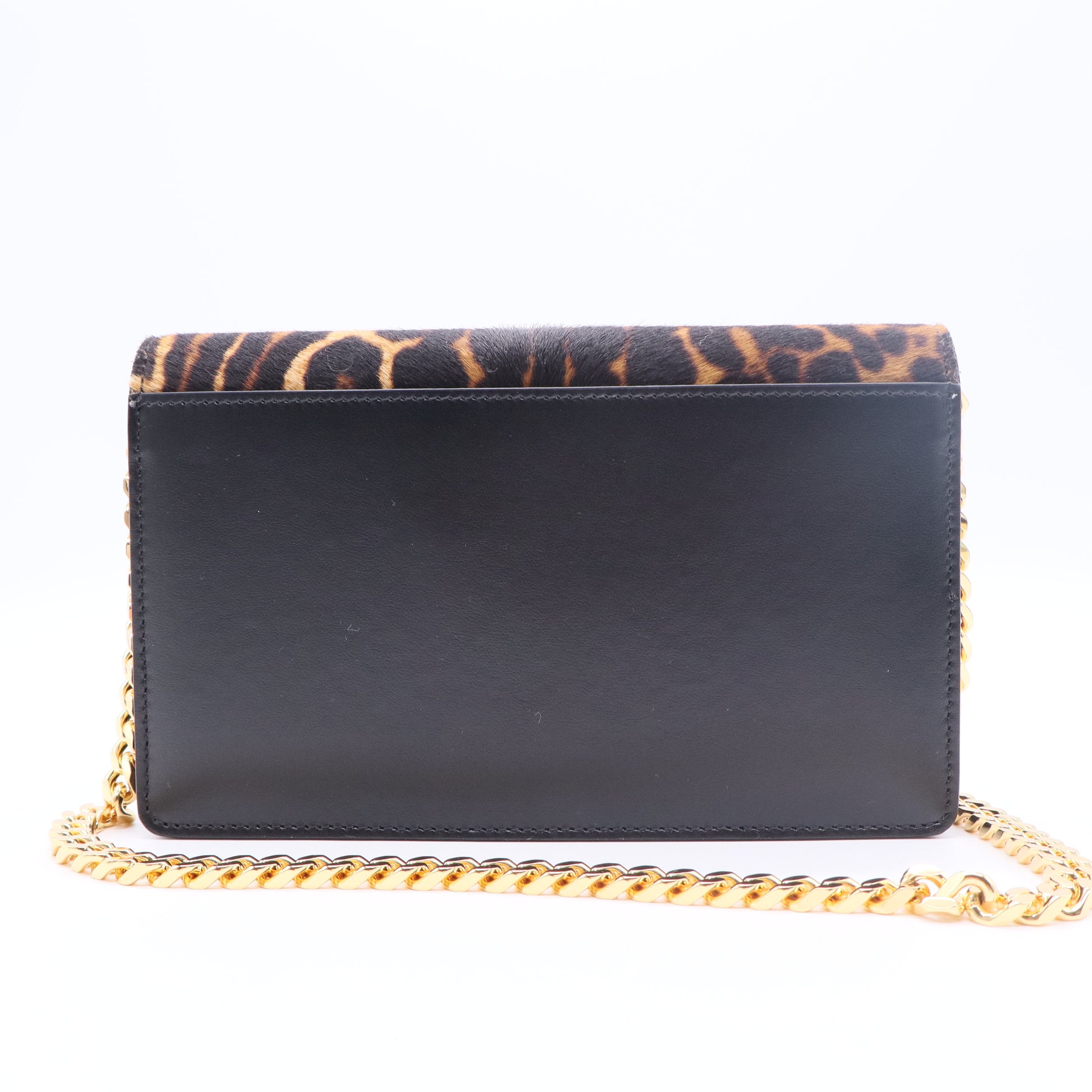 TB Flap Chain Bag Printed Calf Hair Small