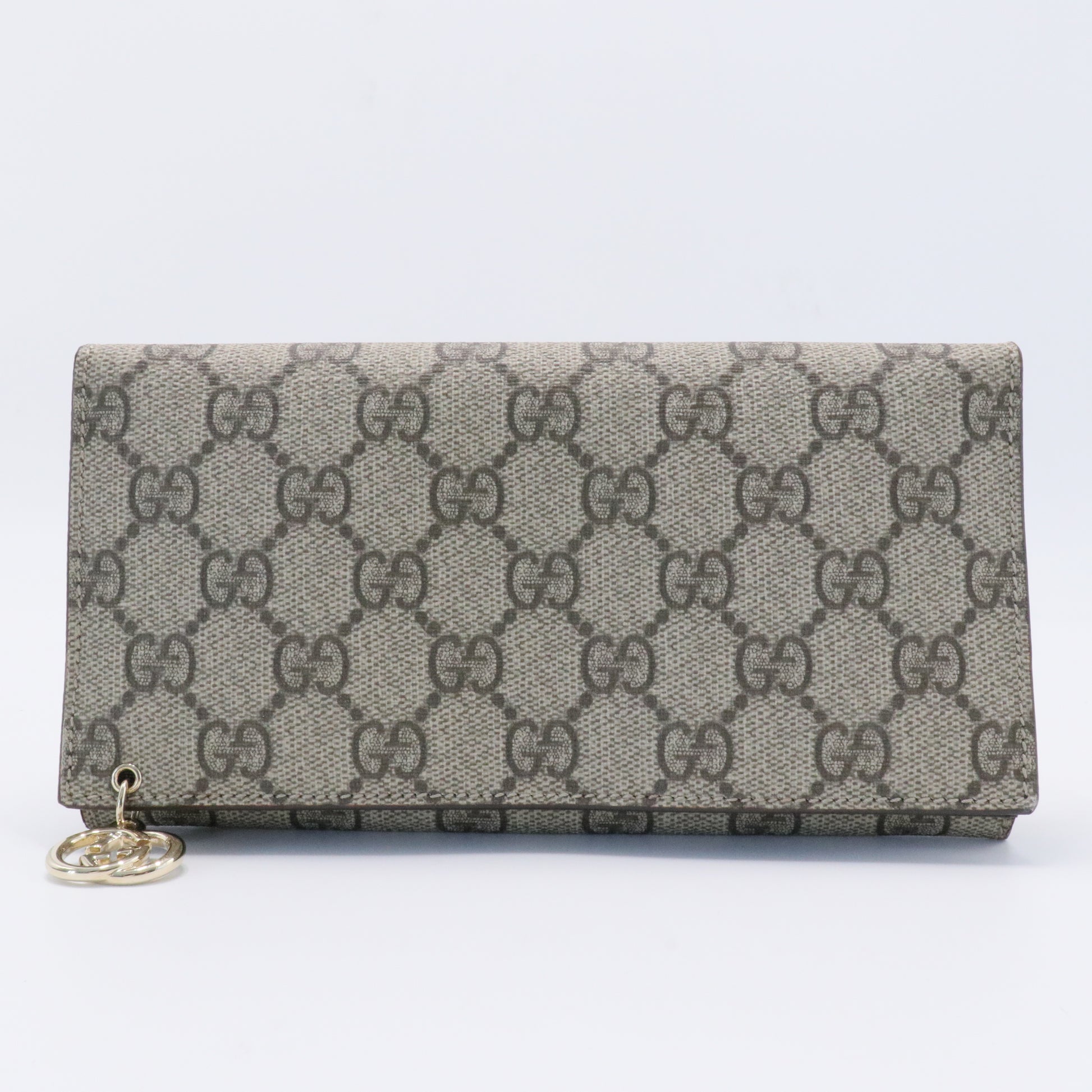 GG Supreme Interlocking G Wallet