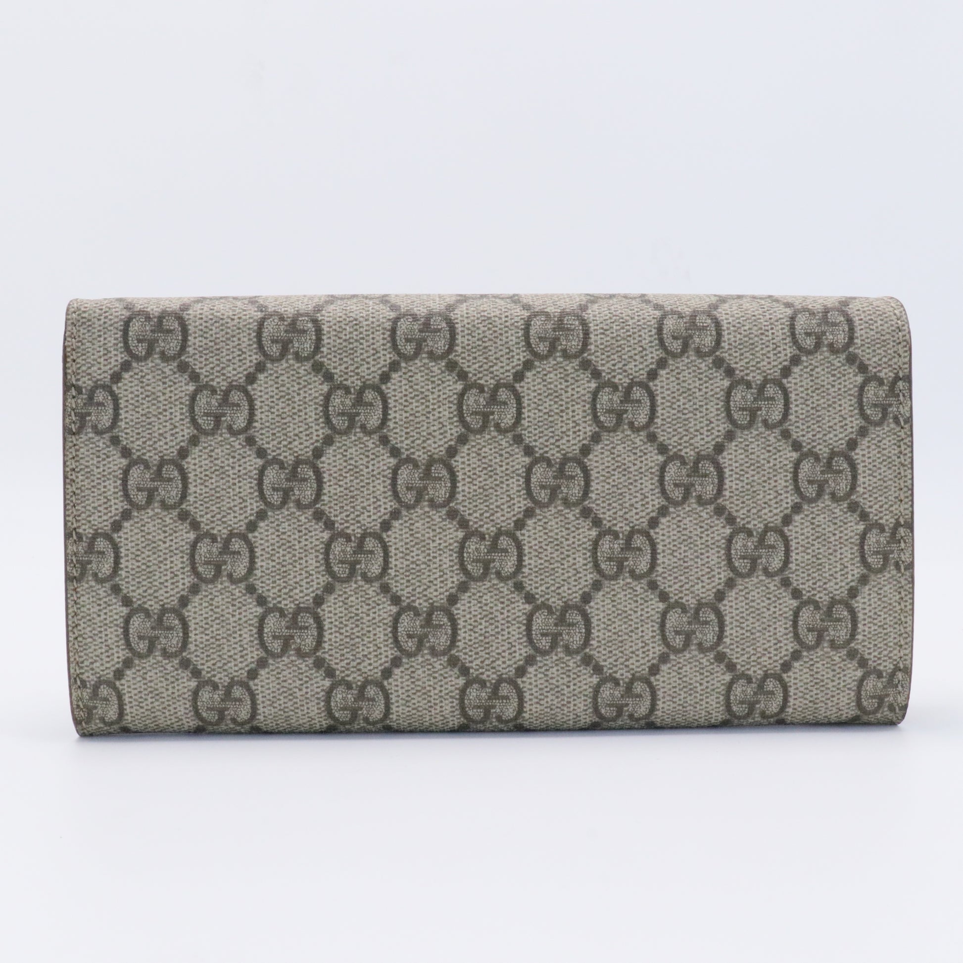 GG Supreme Interlocking G Wallet