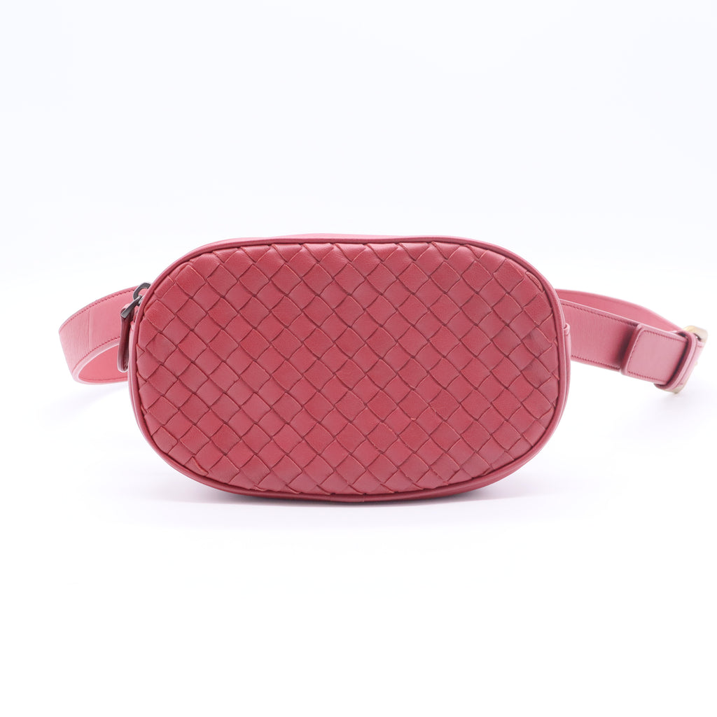 Zip Belt Bag Intrecciato Nappa