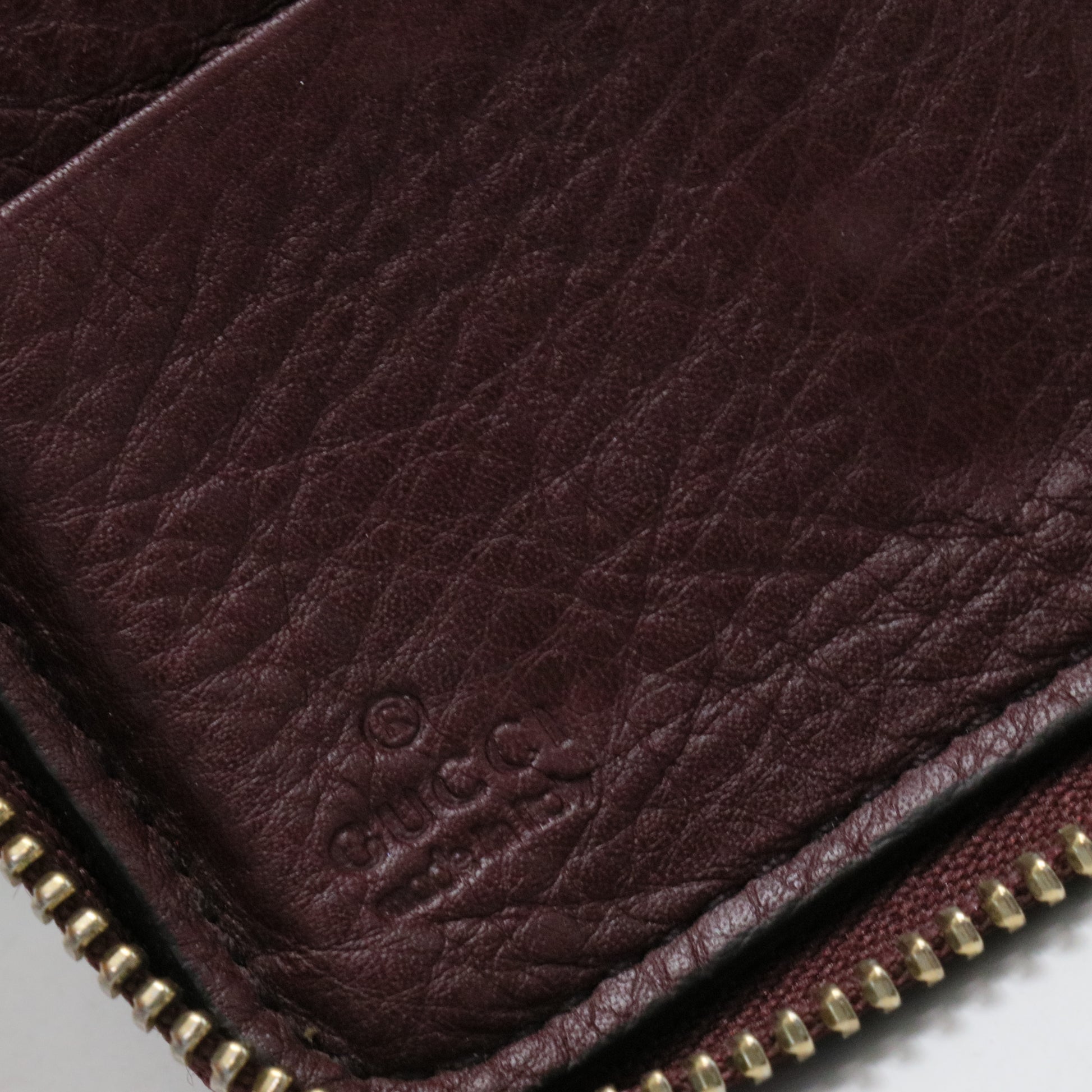 Large Timeless CC Zip Around Wallet Burgundy
