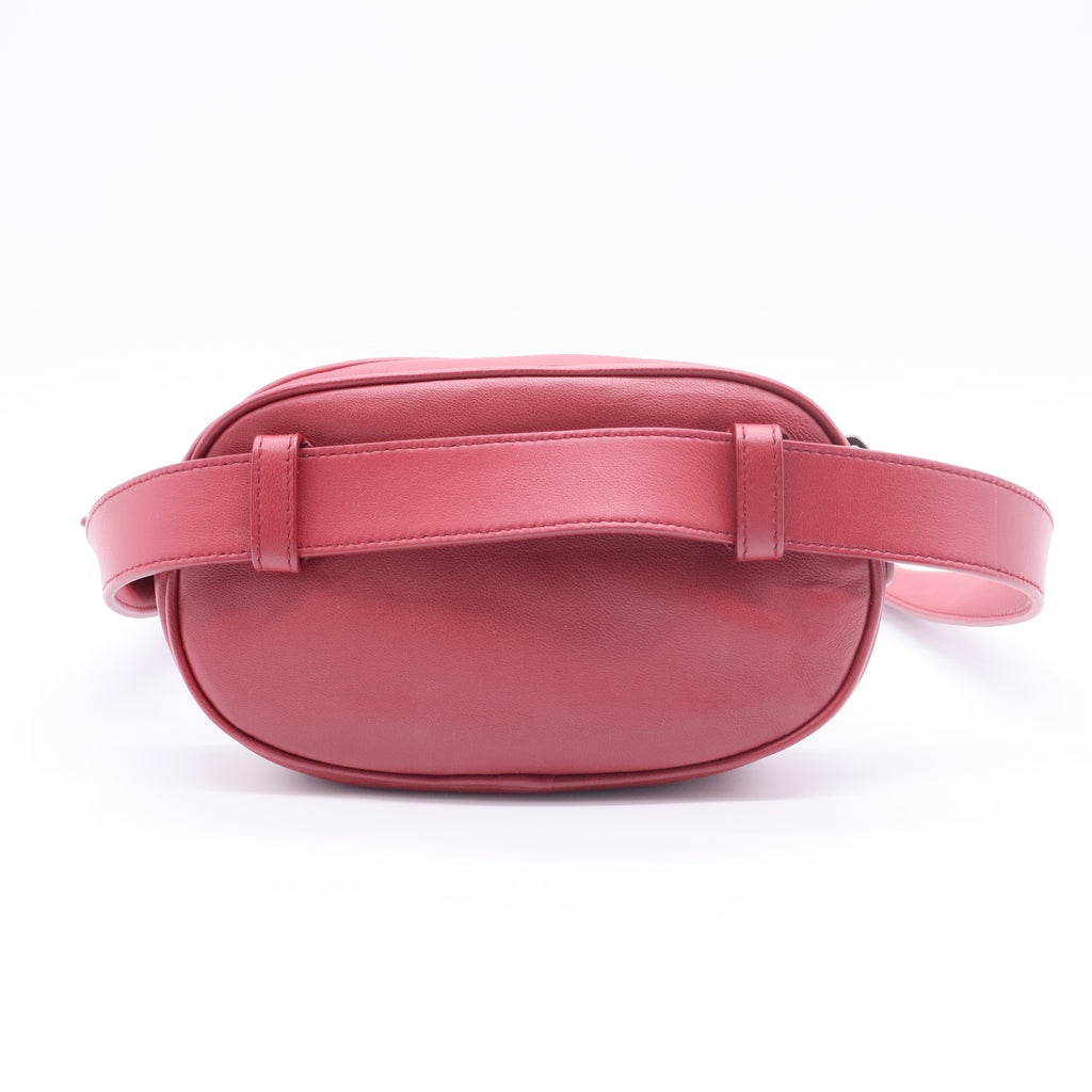 Zip Belt Bag Intrecciato Nappa