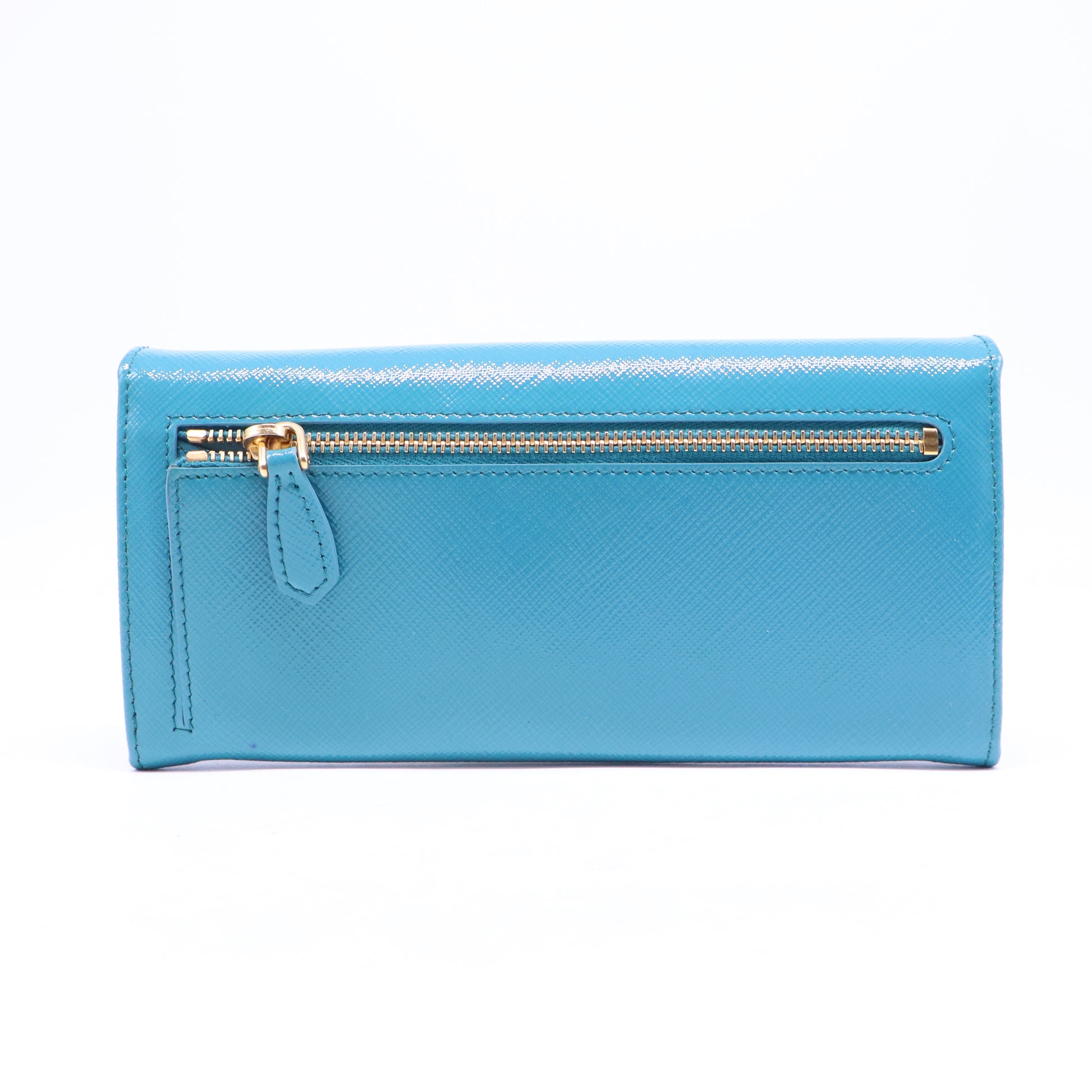 Saffiano Triangle Continental Flap Travel Wallet Mare