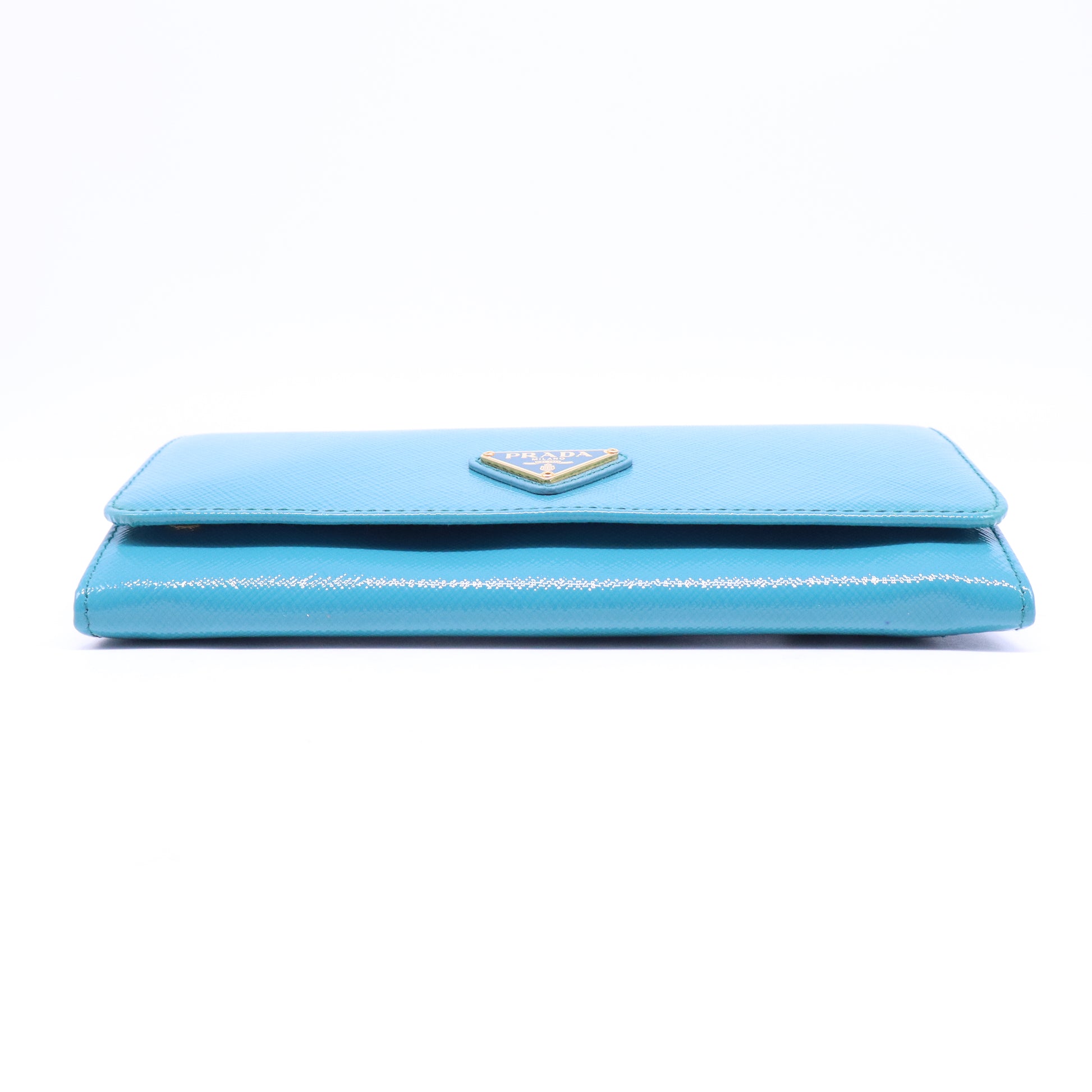 Saffiano Triangle Continental Flap Travel Wallet Mare