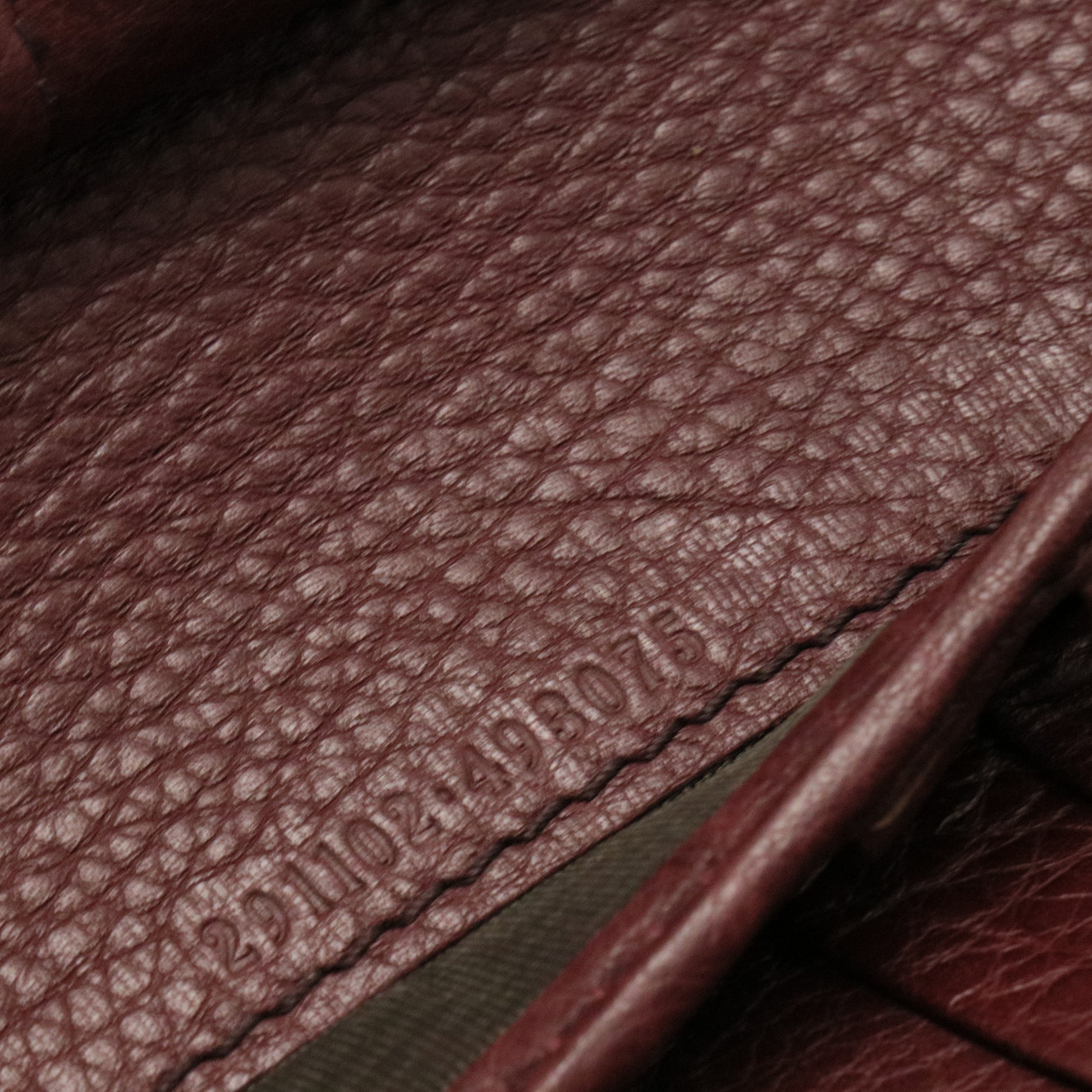 Large Timeless CC Zip Around Wallet Burgundy