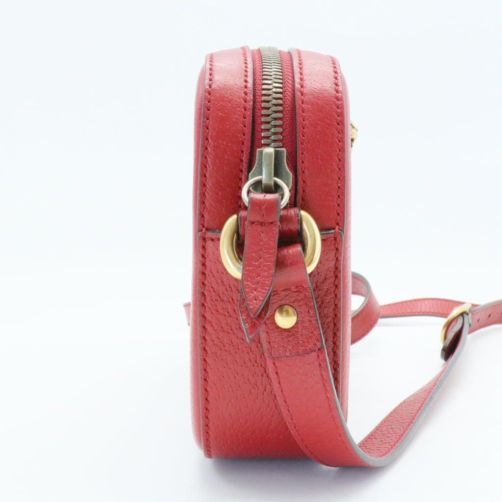 Animalier Disco Handbag Leather Small