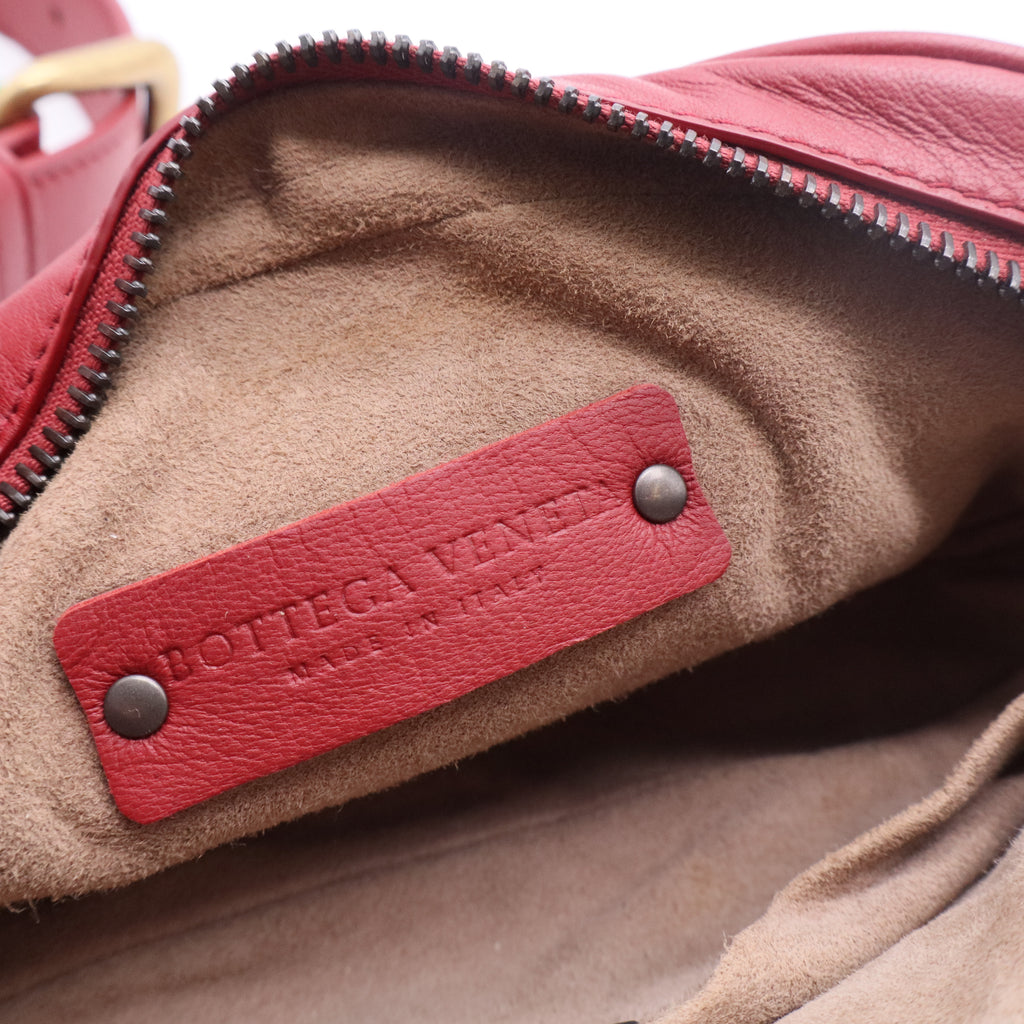 Zip Belt Bag Intrecciato Nappa