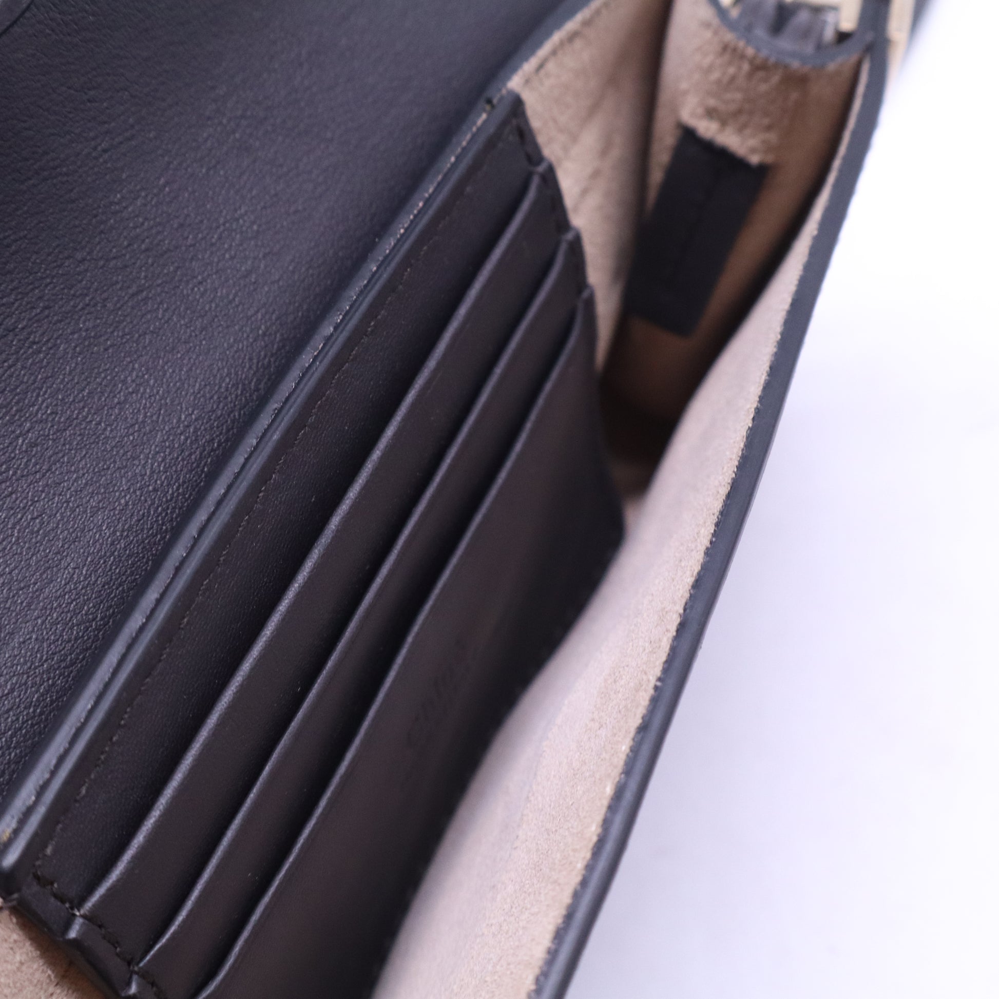Suede Calfskin Mini Faye Shoulder Bag Carbon  B21092